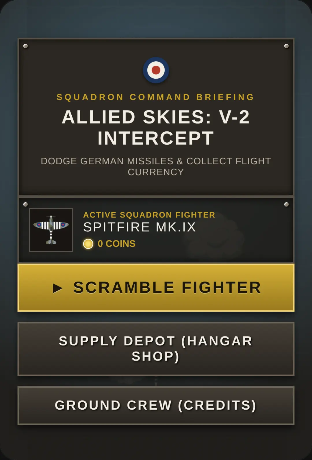 ALLIED SKIES: V-2 INTERCEPT cover