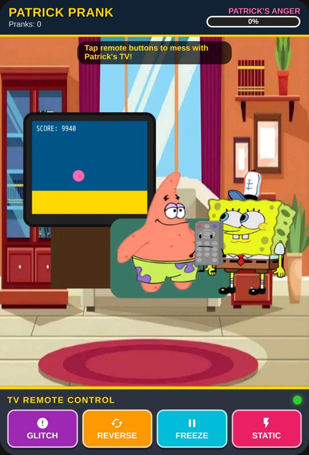 Patrick Game Prank cover