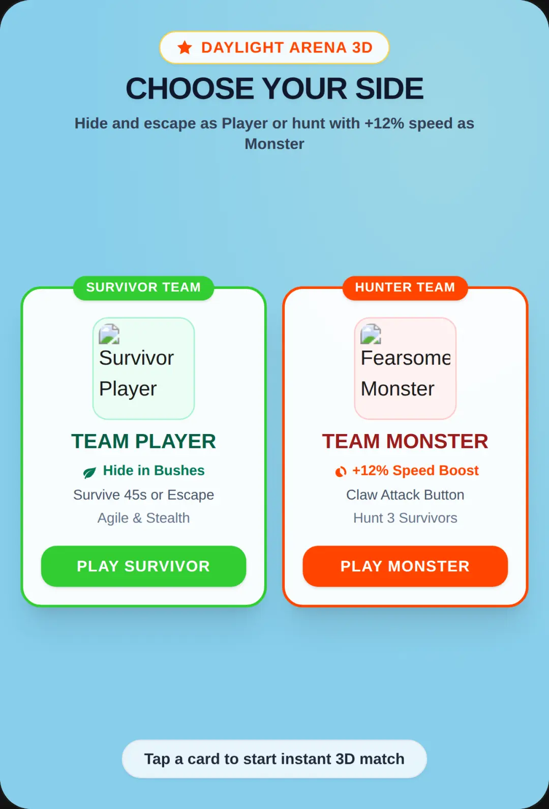Daylight Arena: Monster vs Player cover