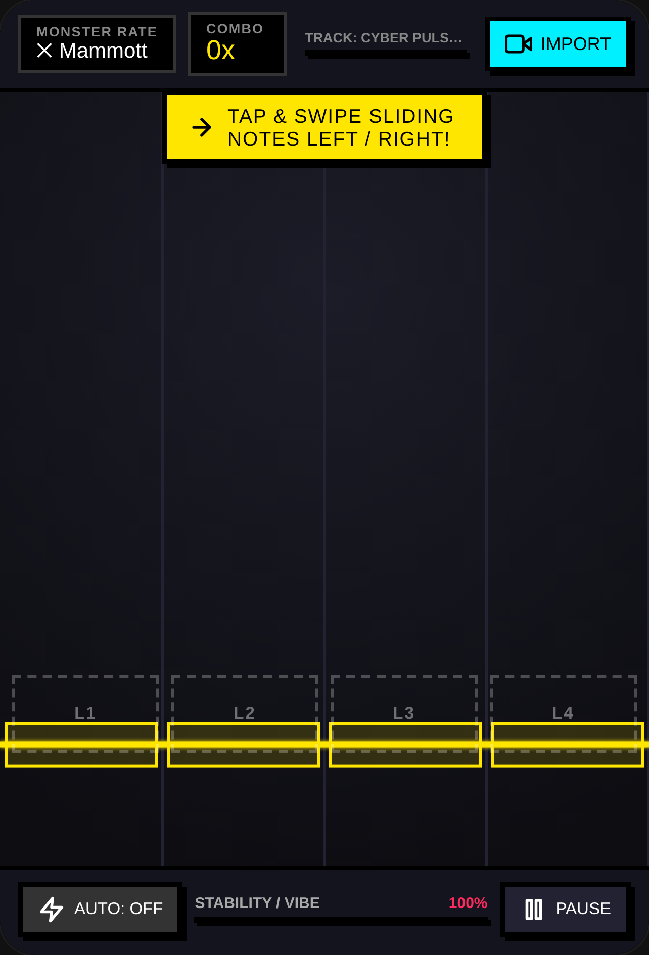 SWIPE TILES: RHYTHM SLIDE cover