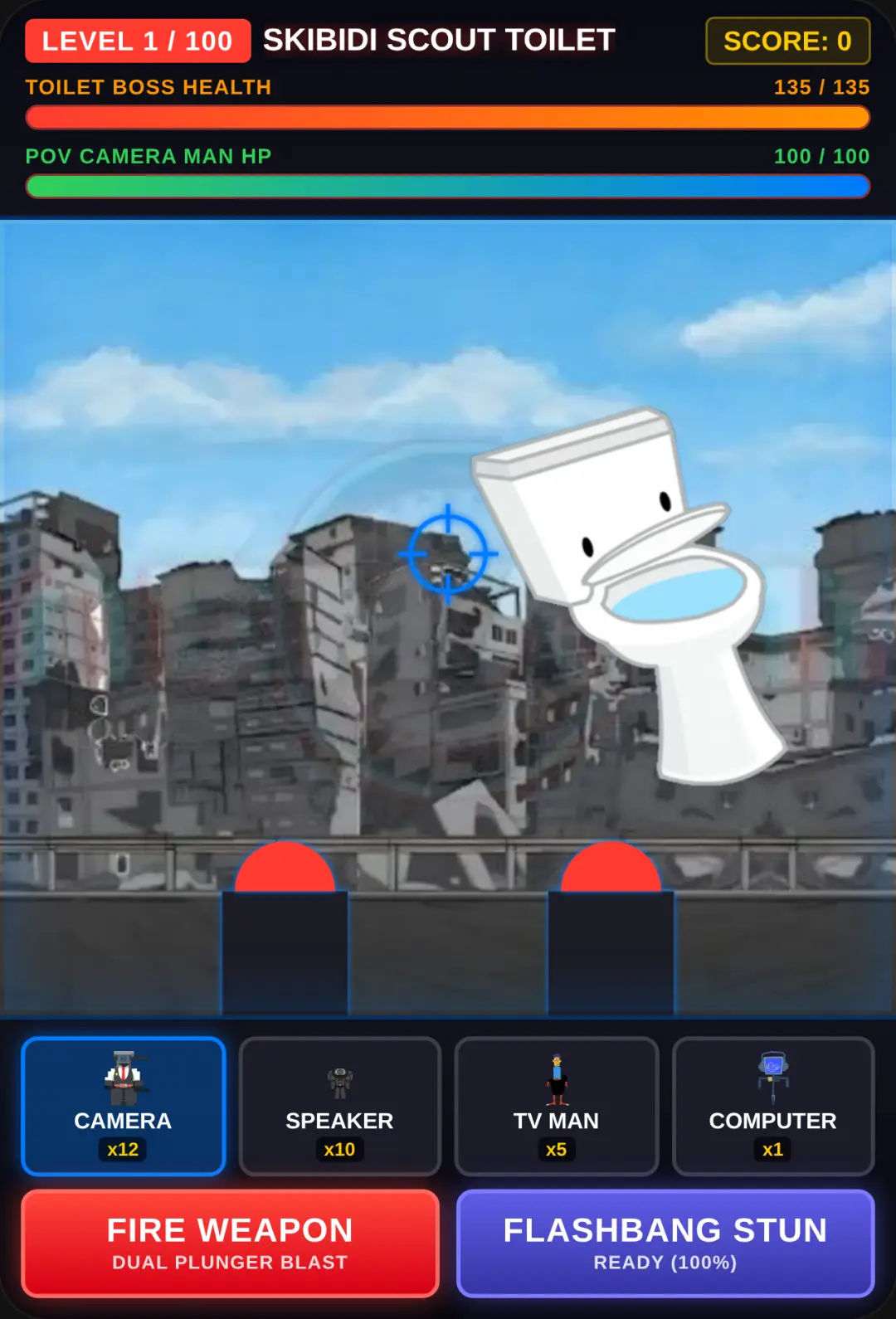 Skibidi Toilet Boss Rush: Alliance POV cover