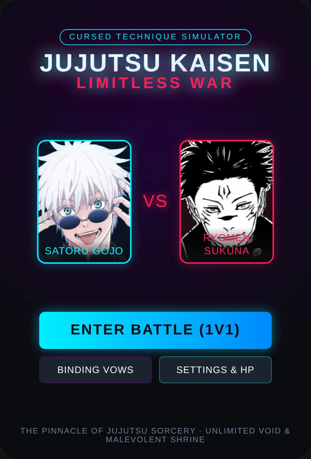 JUJUTSU KAISEN: LIMITLESS WAR cover