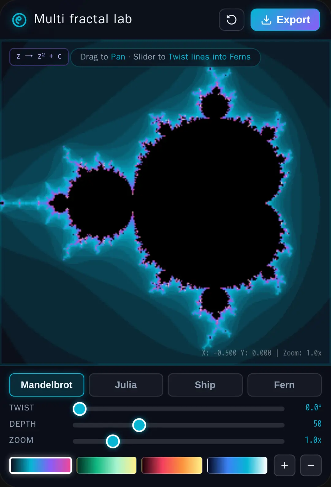 Multi fractal lab cover