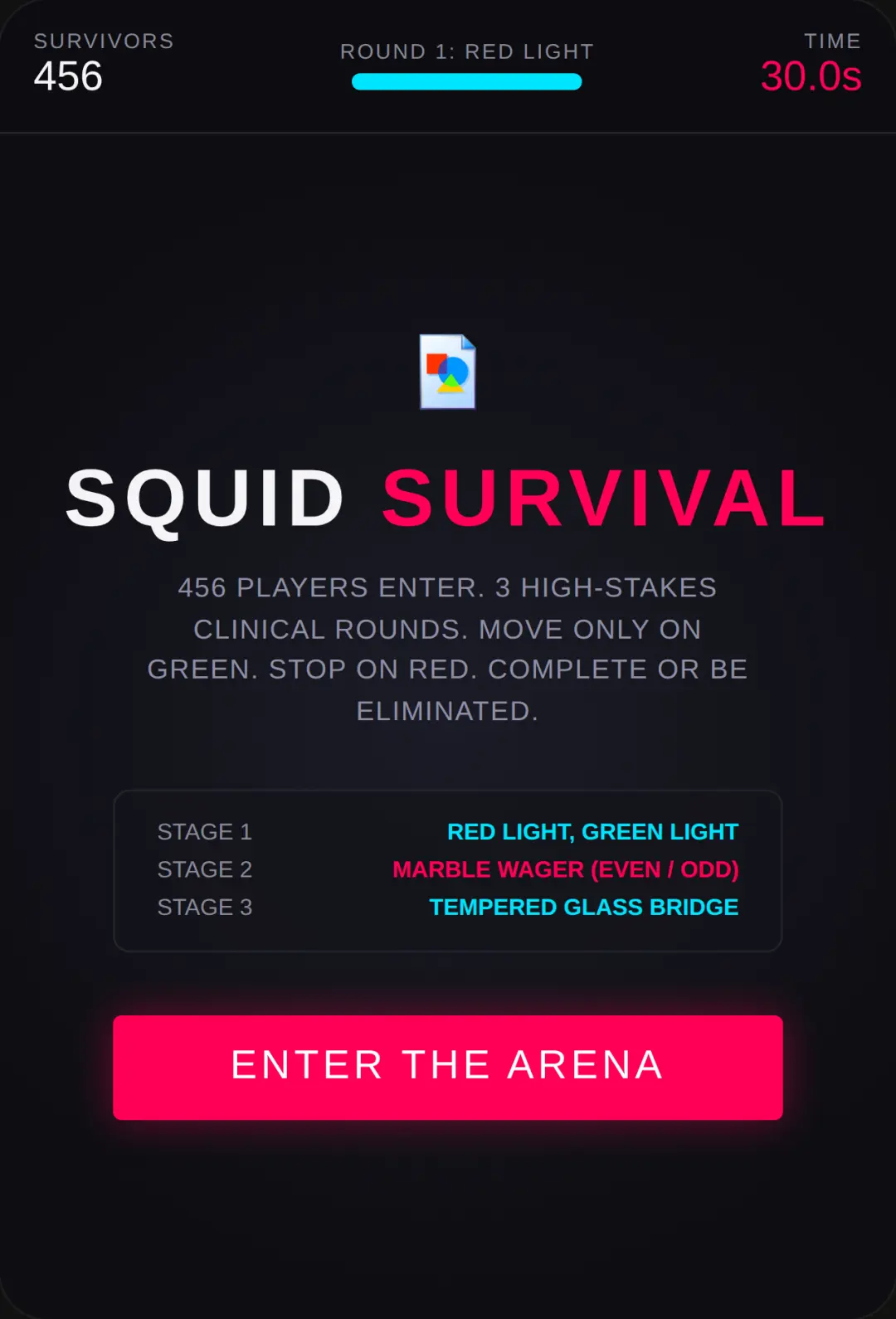 SQUID SURVIVAL - CLINICAL TRIALS cover