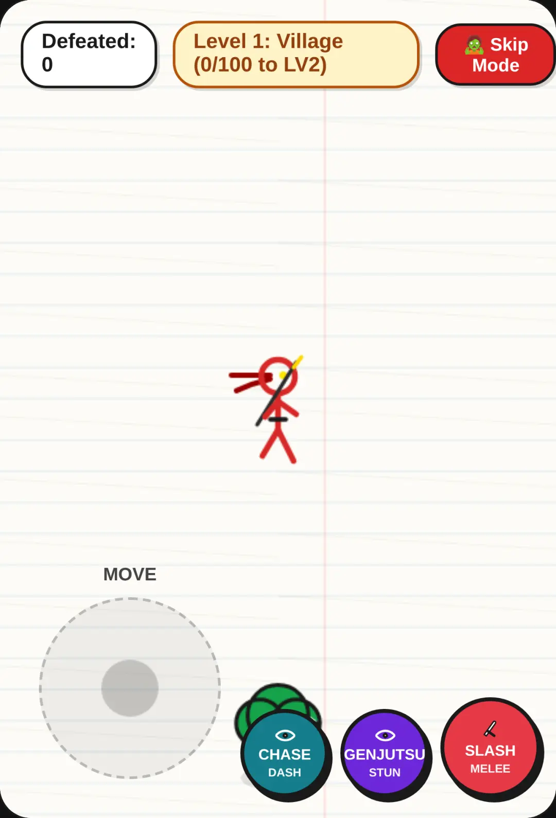 Red Stickman Outcast-Reverse concept cover