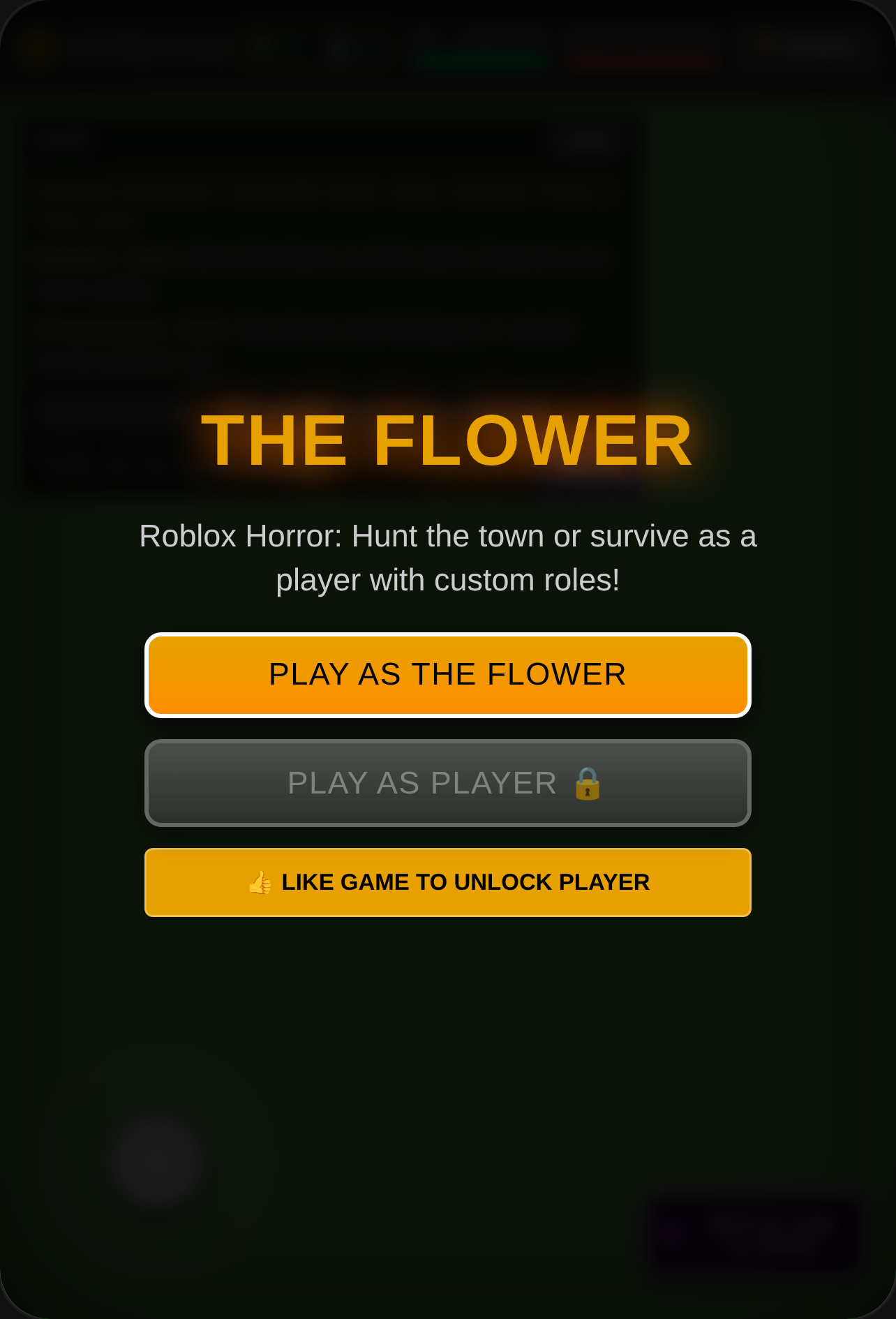 THE FLOWER:ROBLOX HORROR #horror #roblox #sekai #viralhits