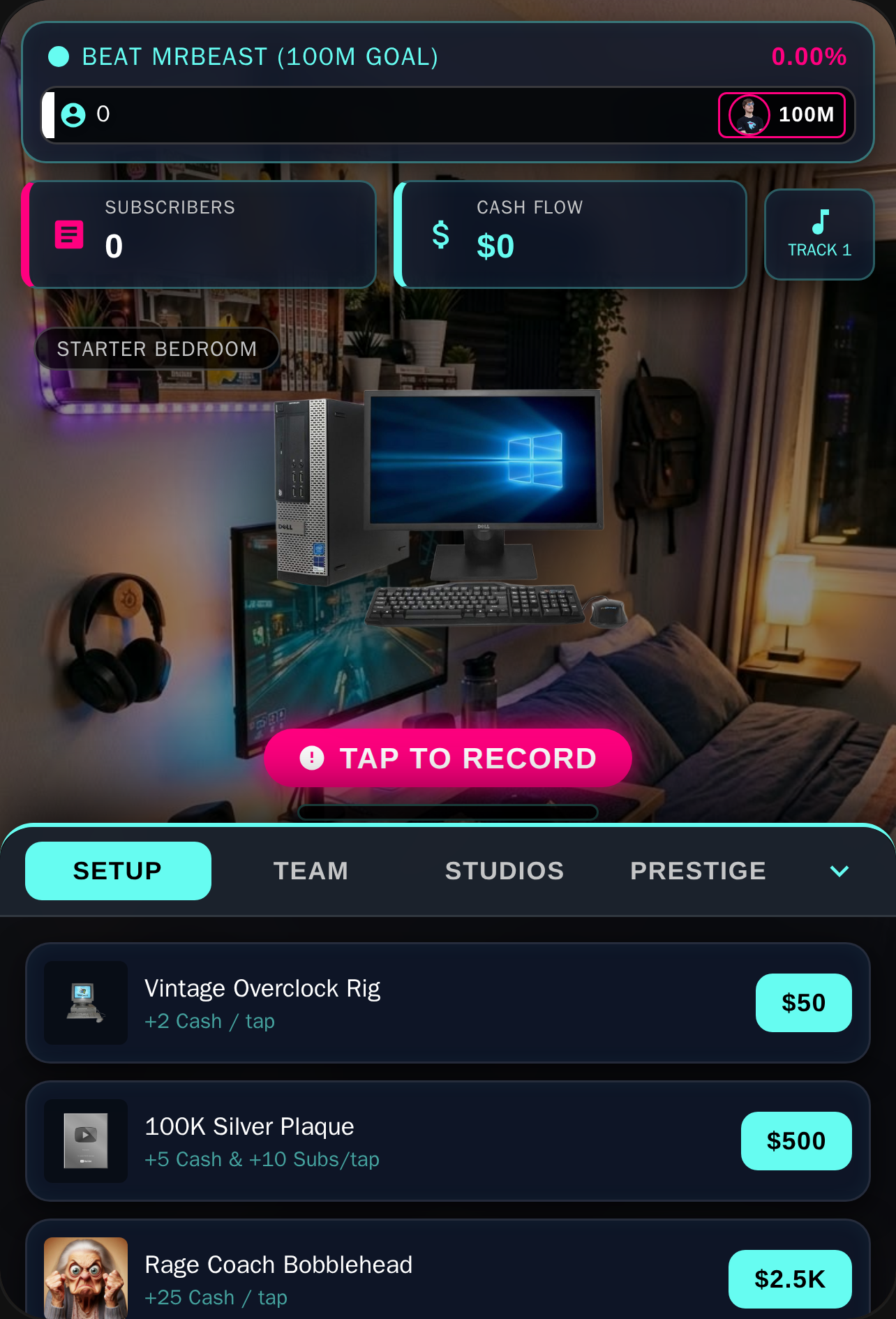 Streamer Tycoon: Beat MrBeast cover