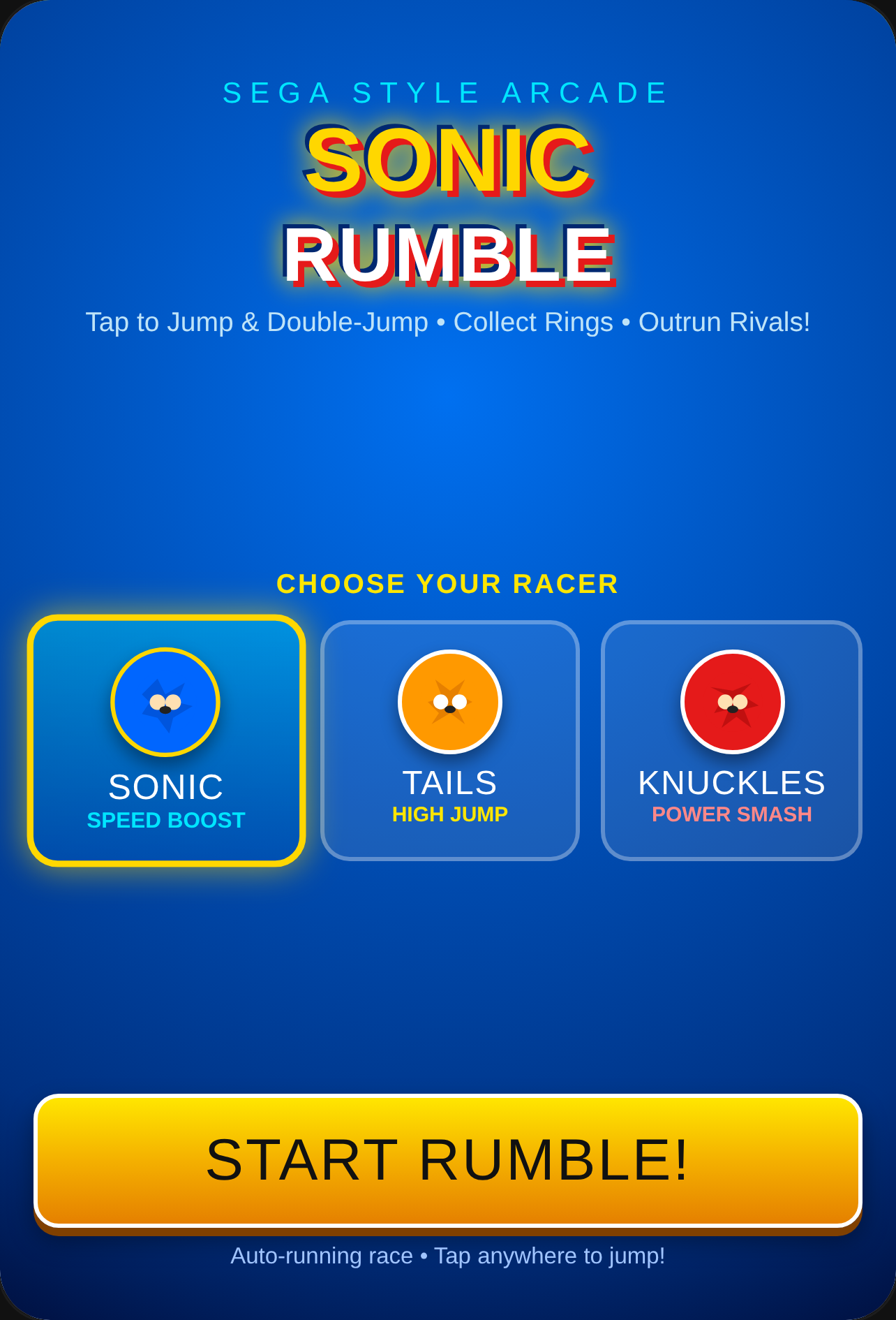 Sonic Rumble Race cover