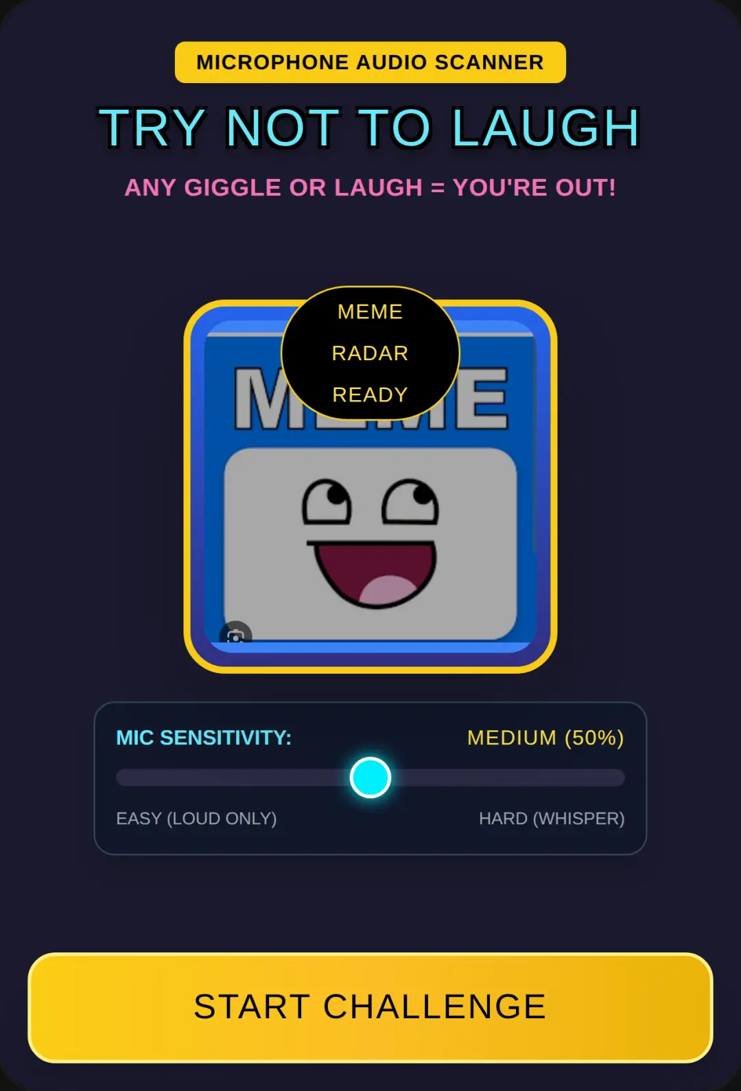 Try Not To Laugh: Meme Scanner No Laugh Challenge cover