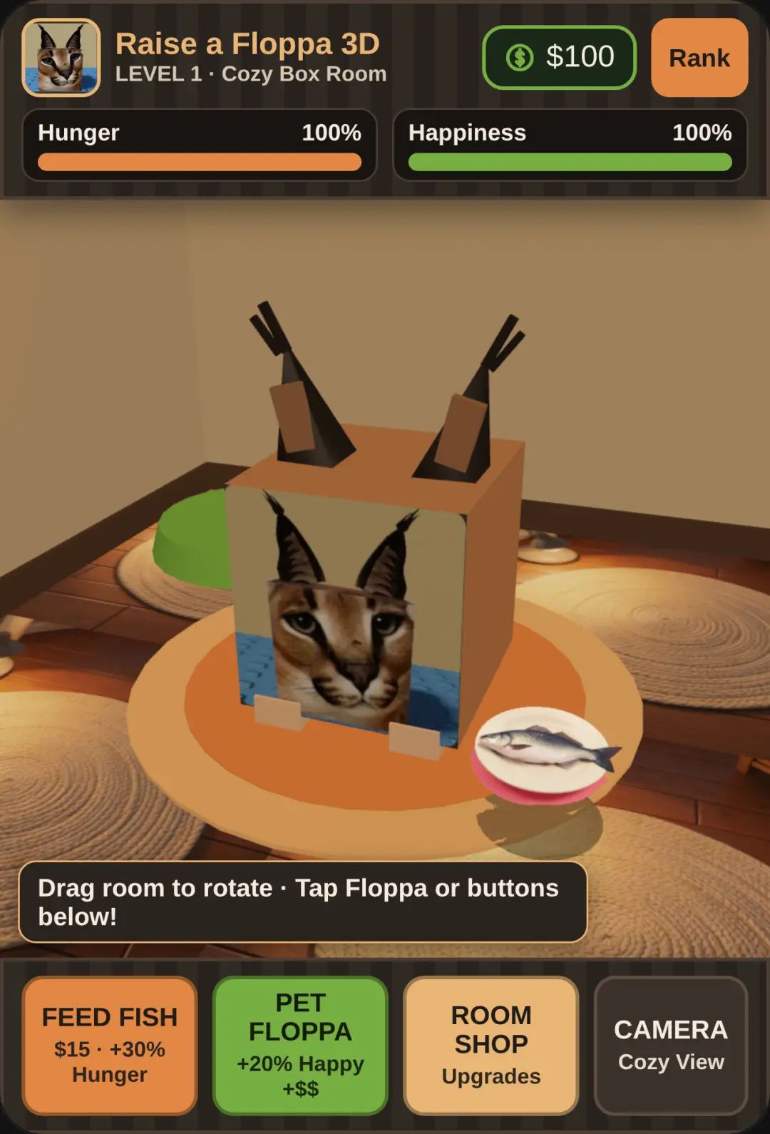 Raise a Floppa 3D cover