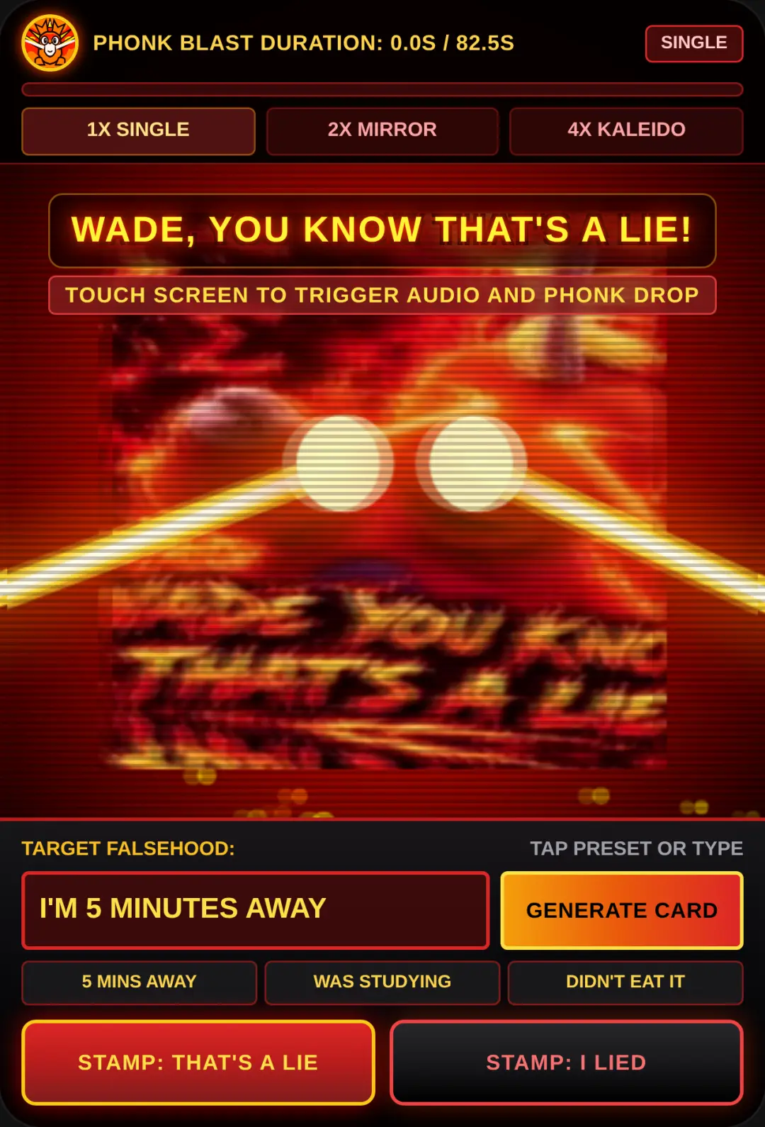 Wade, You Know That's a Lie: Phonk Drop cover