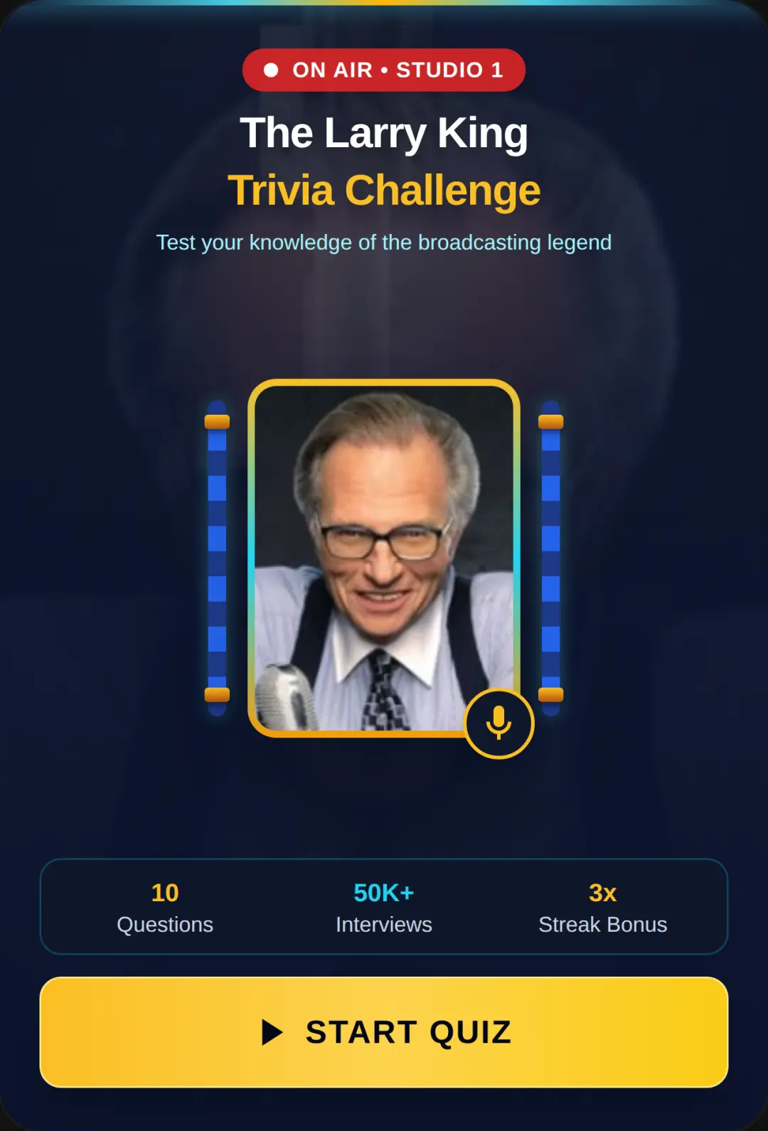 Larry King Trivia Challenge cover