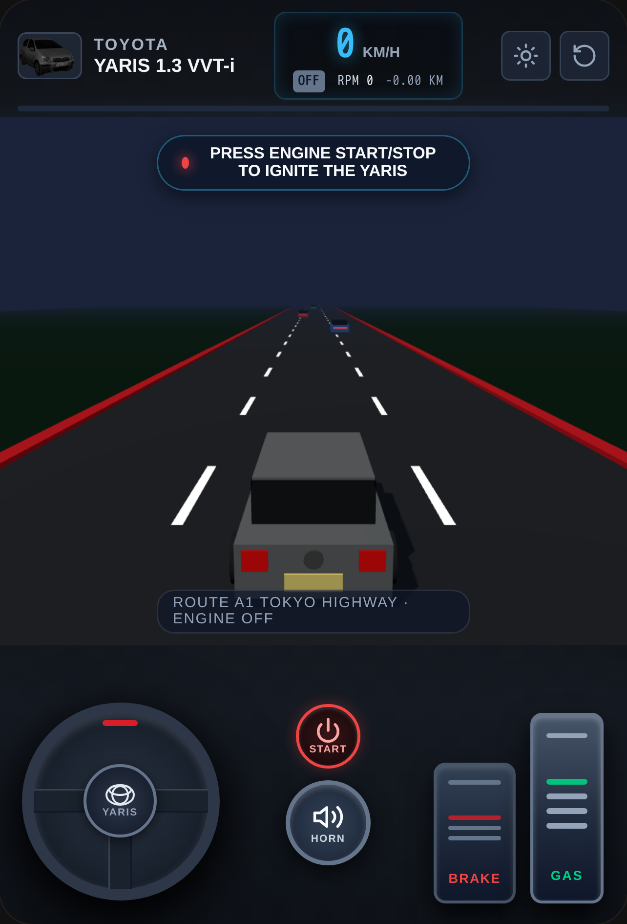 Toyota Yaris Simulator cover