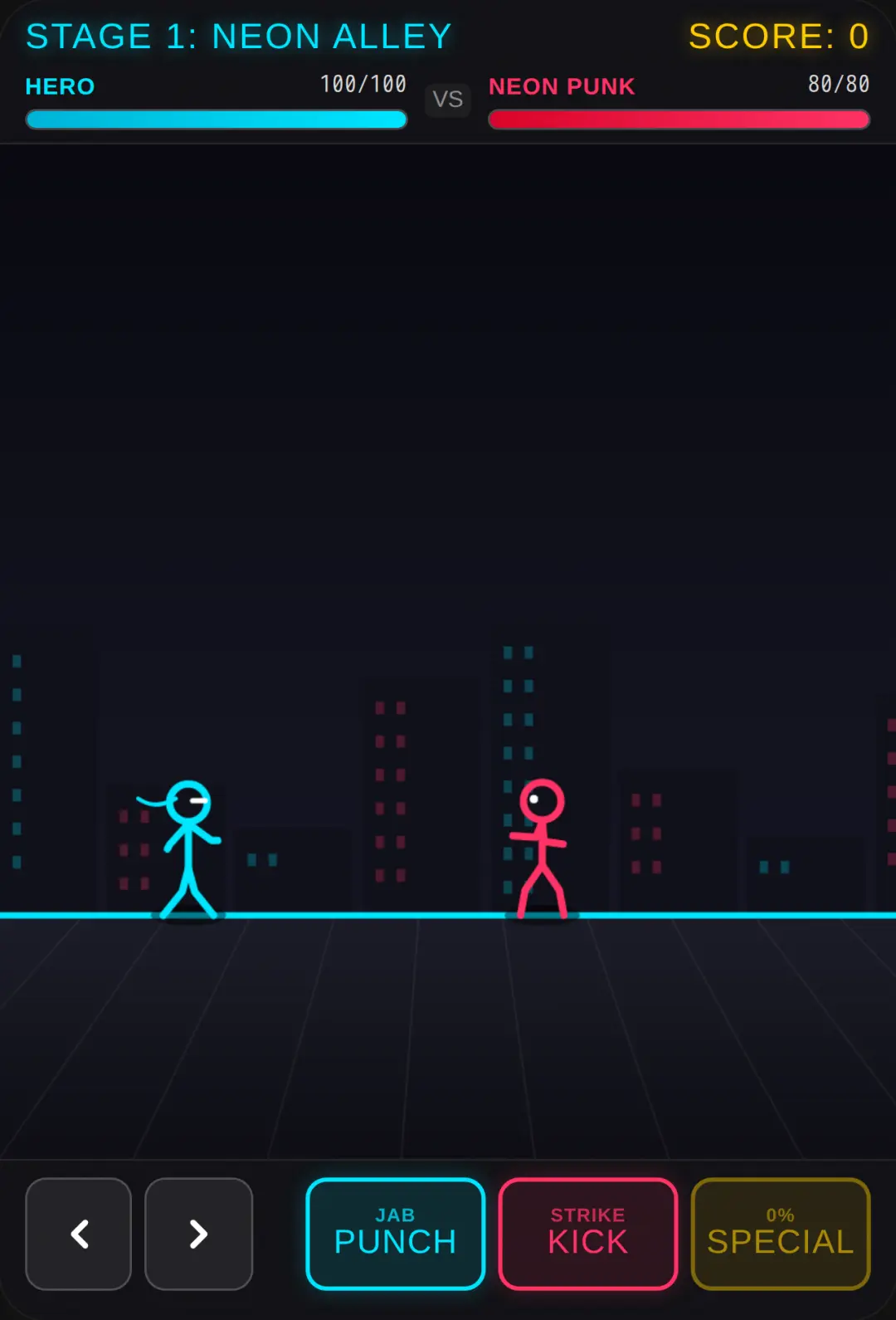 Stickman Rooftop fight cover