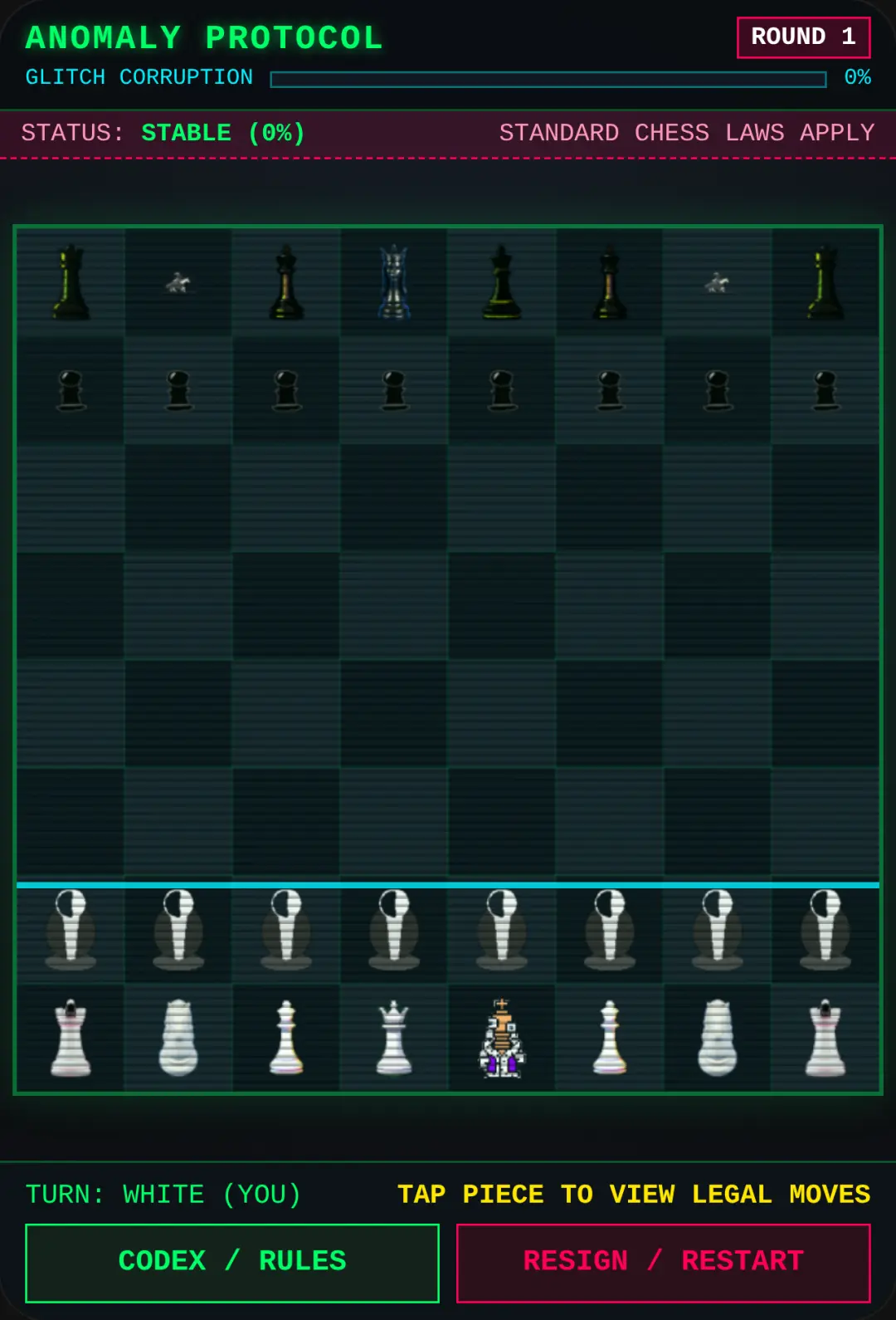 Glitch Chess: Anomaly Protocol cover