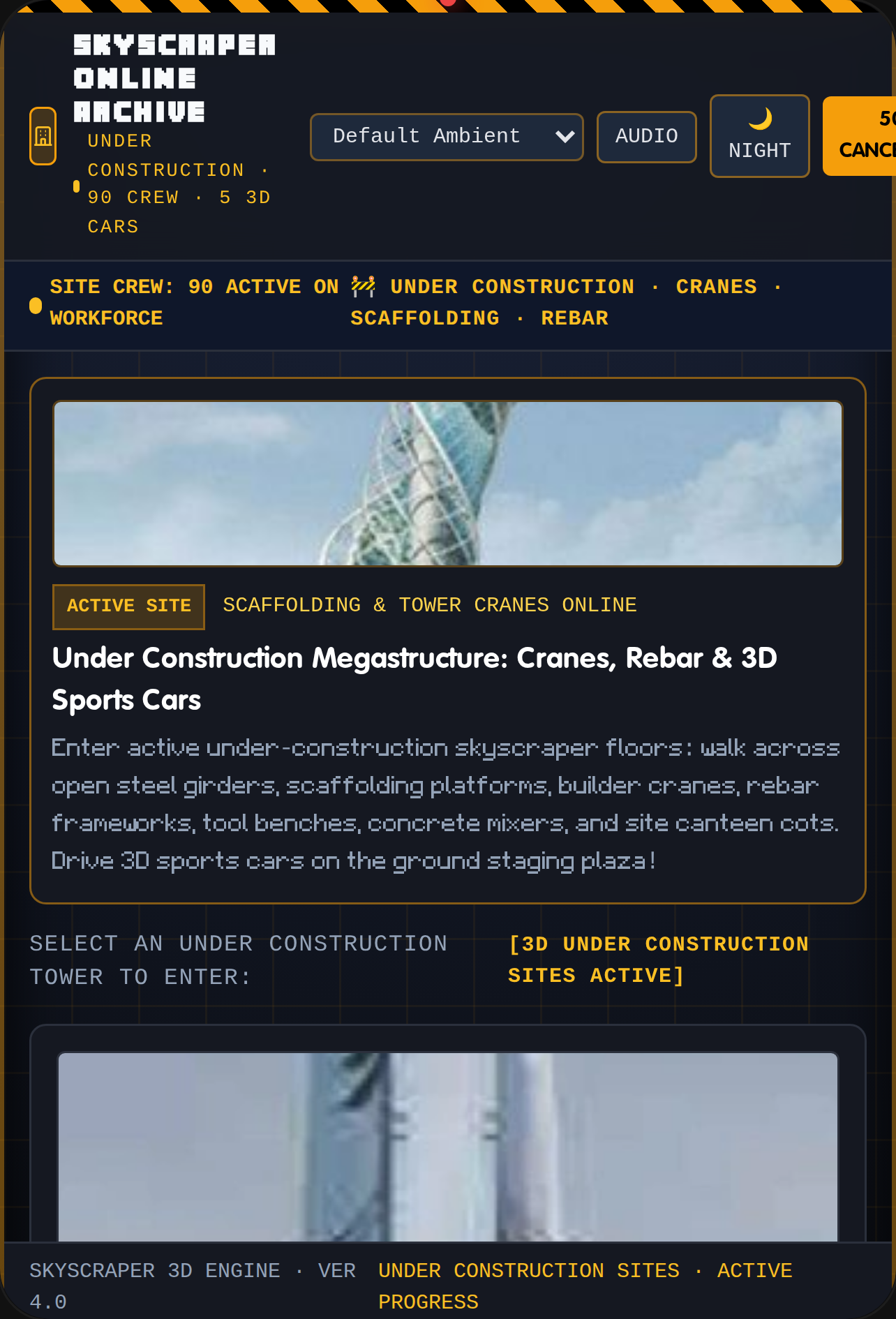 Skyscraper Online & Under Construction 3D Exploration cover