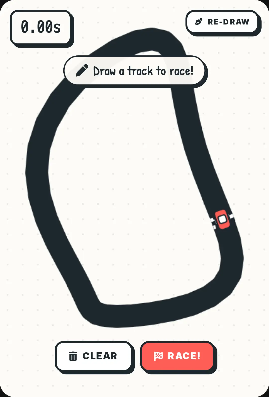 Sketch Racer: Pads Edition  
Make the shortest track