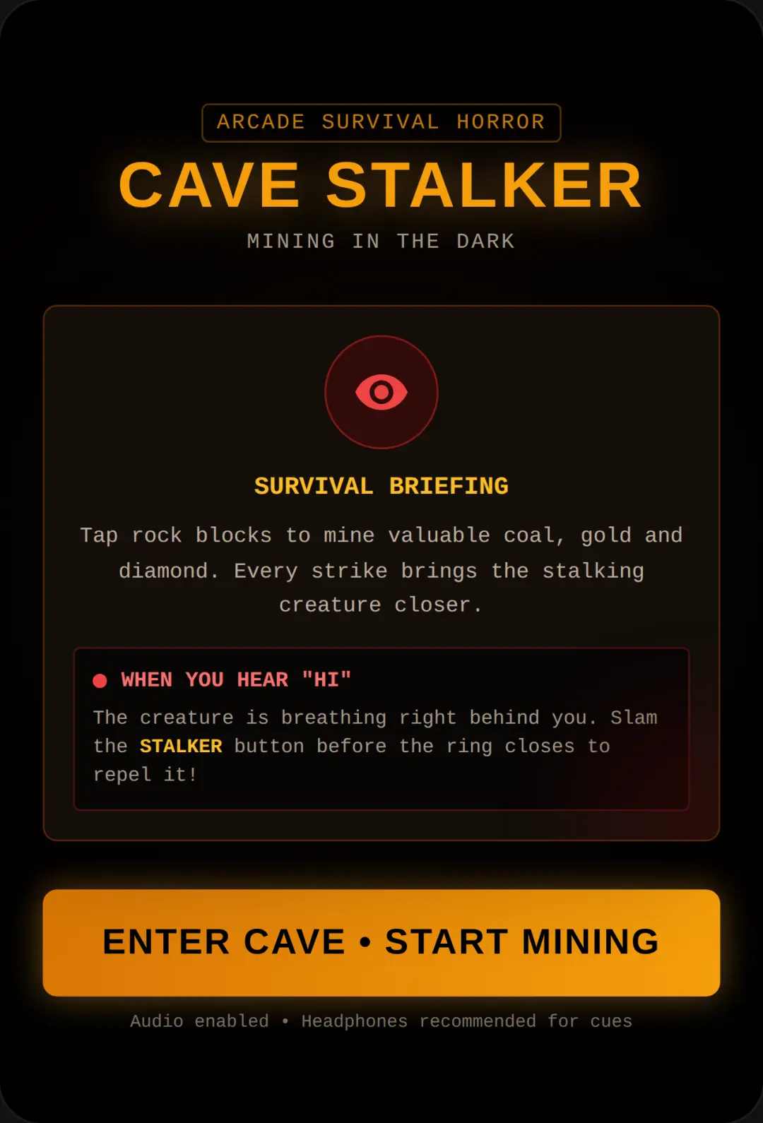 Cave Stalker: Mining in the Dark cover