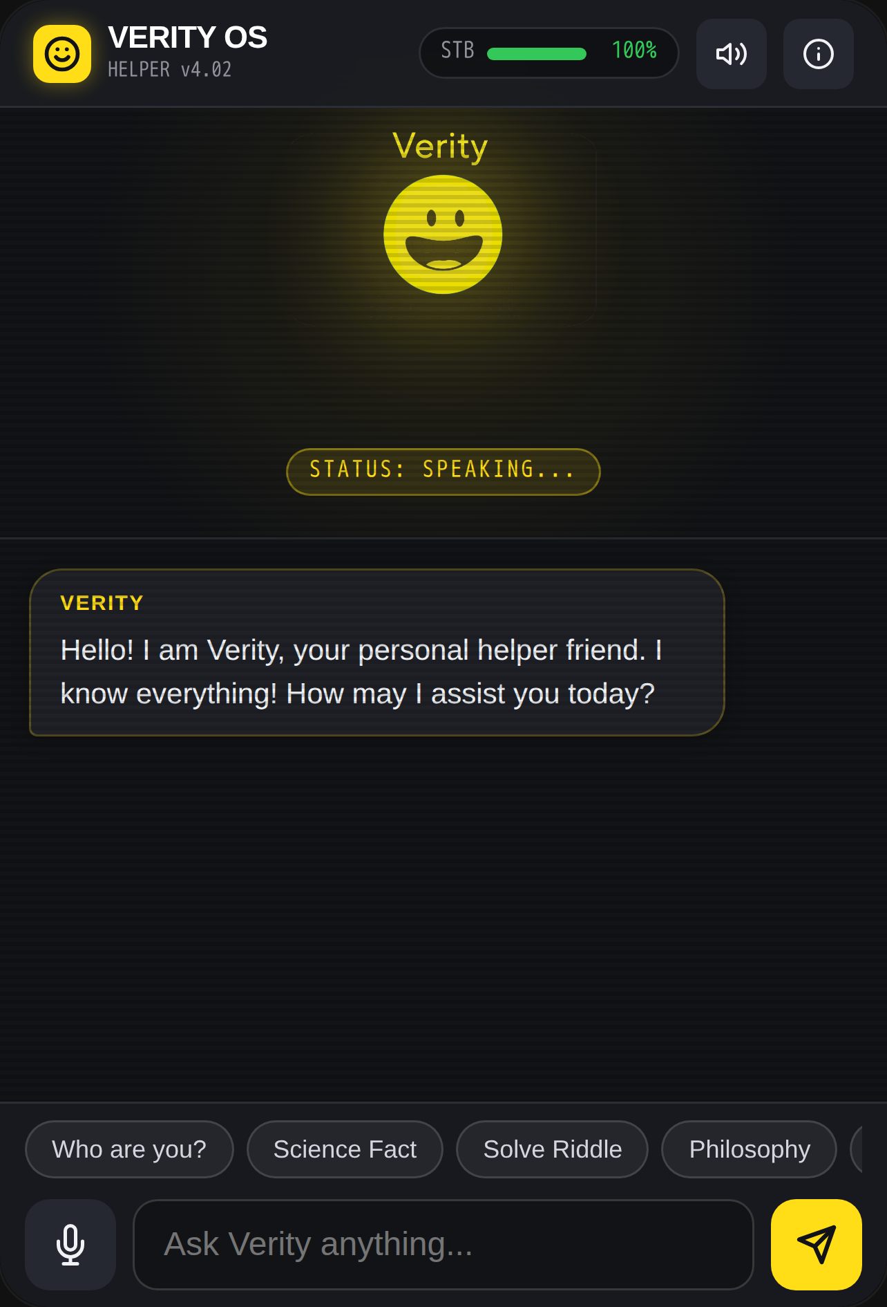 Verity — Personal Helper AI cover