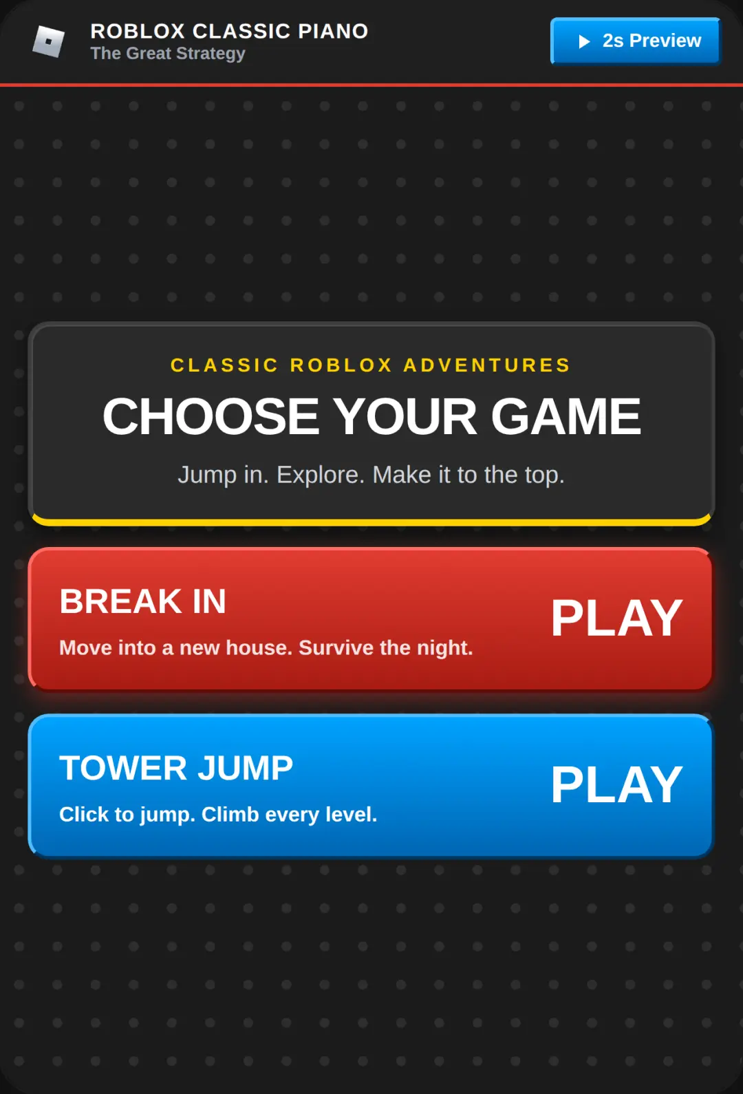 Roblox Classic cover