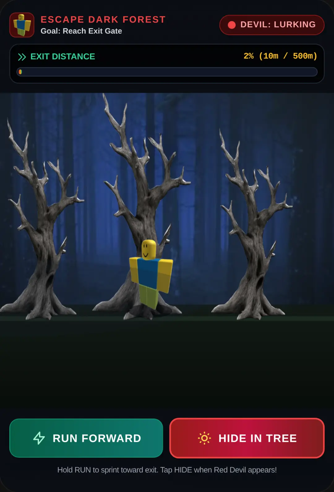 Escape the Red Devil - Forest Hideout cover