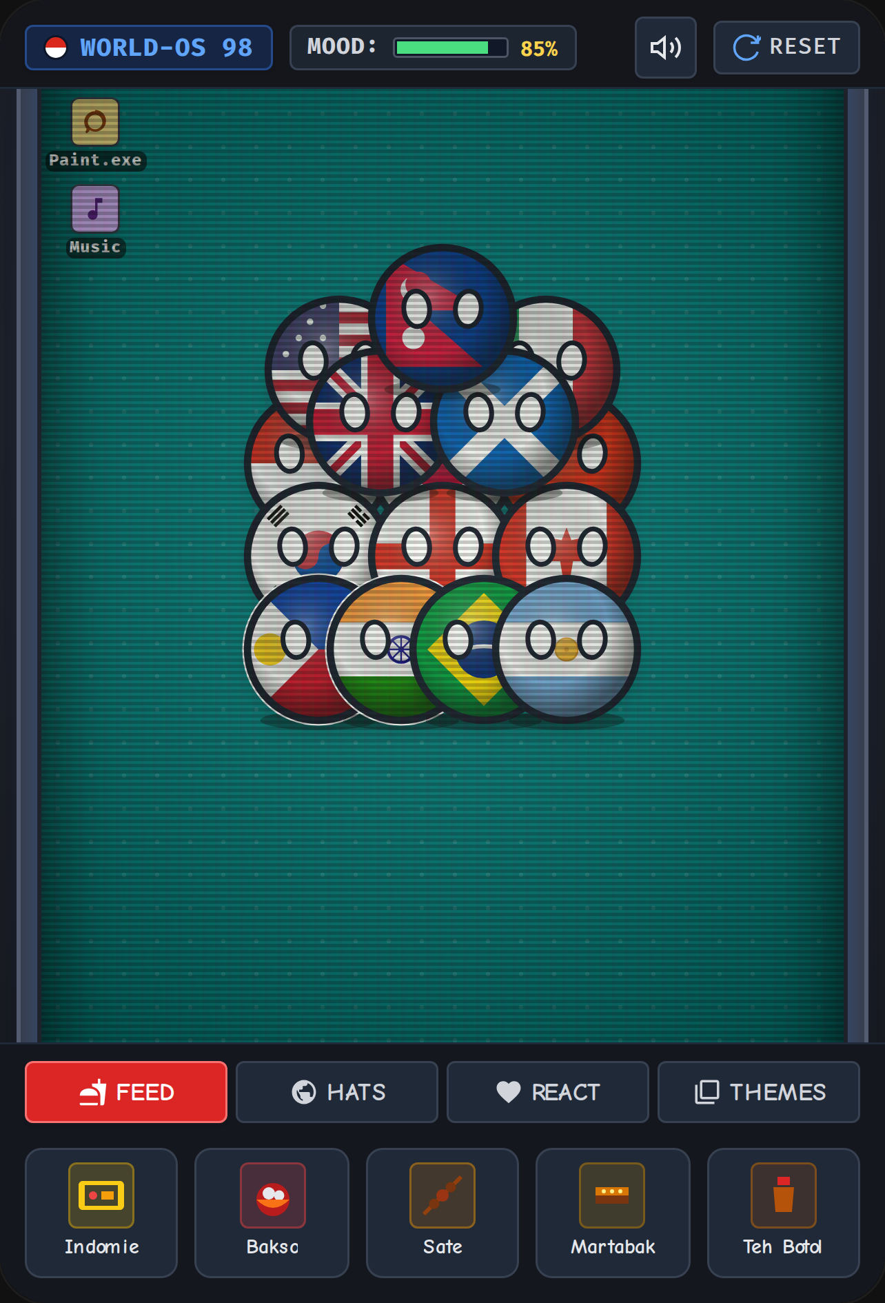Countryballs in Laptop cover
