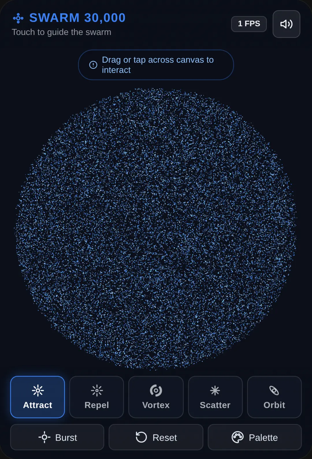 Swarm Blue Dots cover