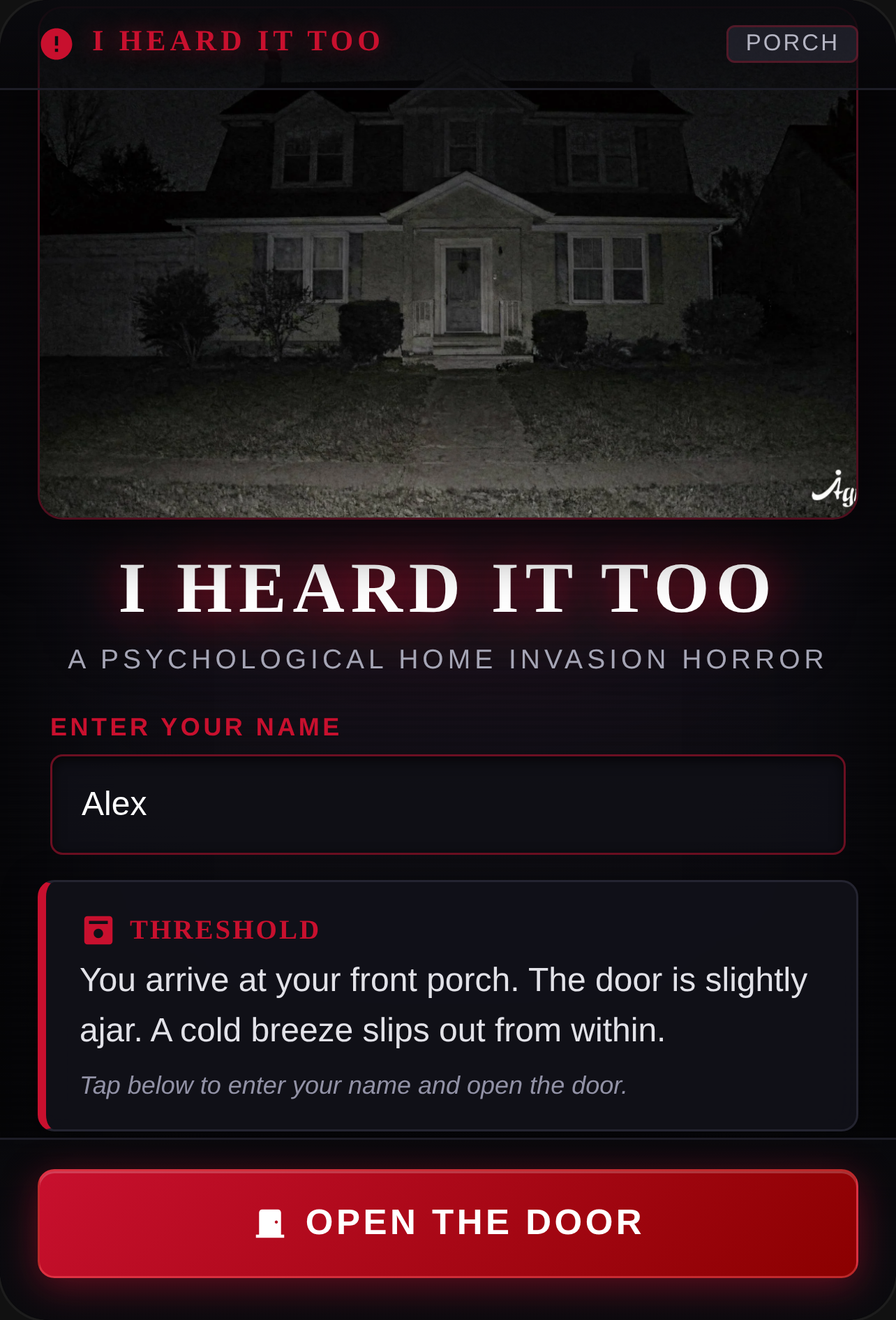 Horror: I Heard It Too cover