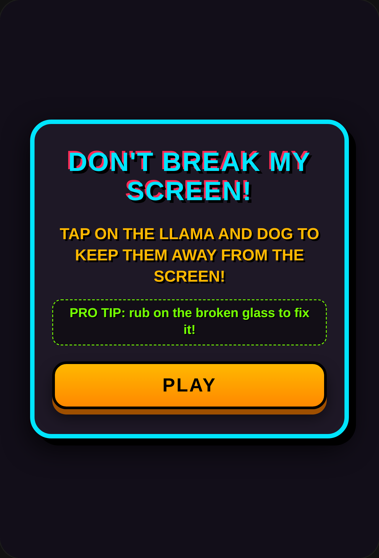 Don't Break My Screen! cover