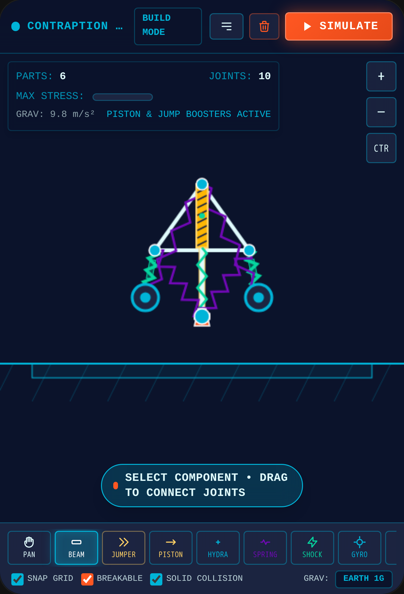 CONTRAPTION LAB: 2D Physics Blueprint Sandbox cover