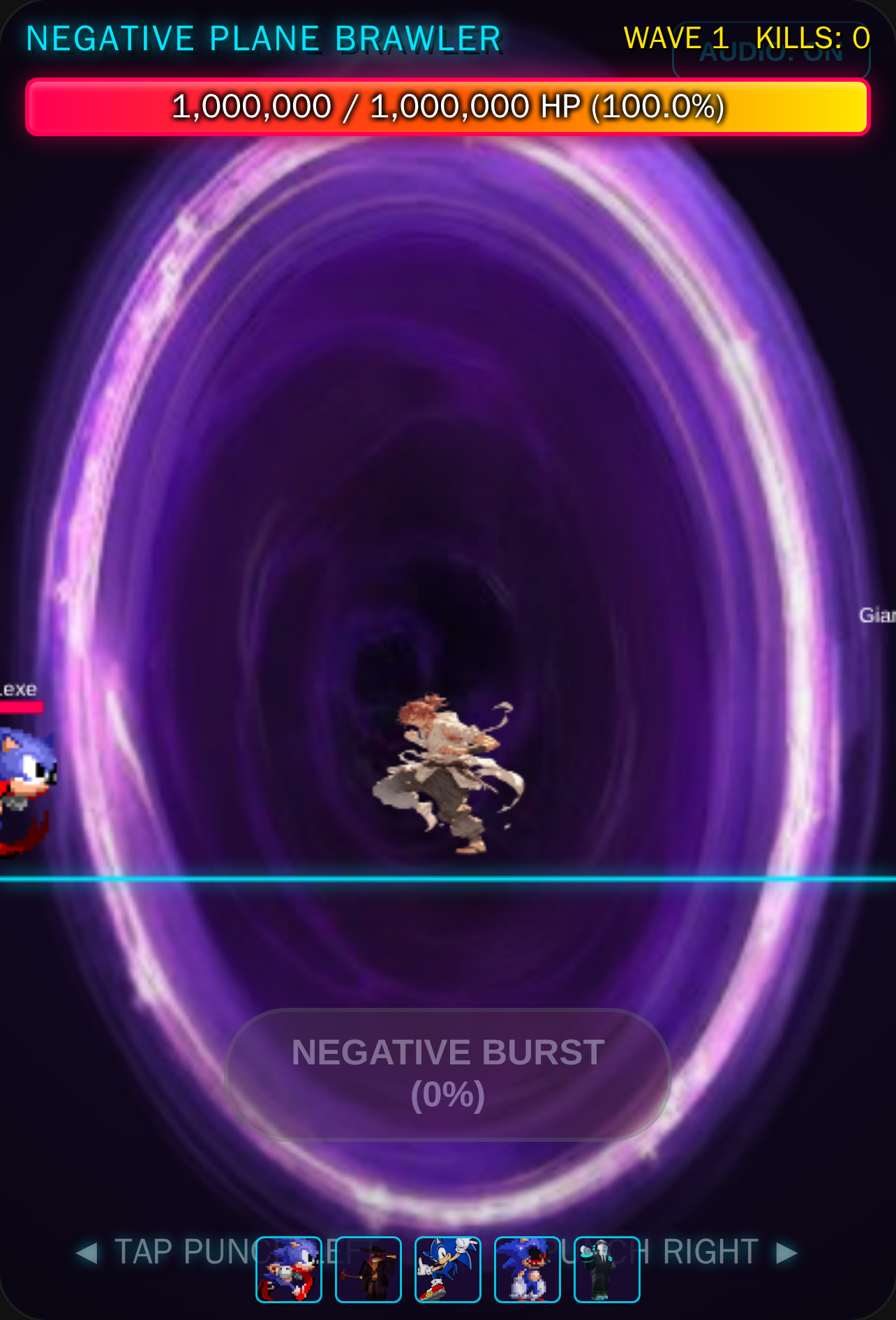 Human 1M HP: Negative Plane Brawler cover