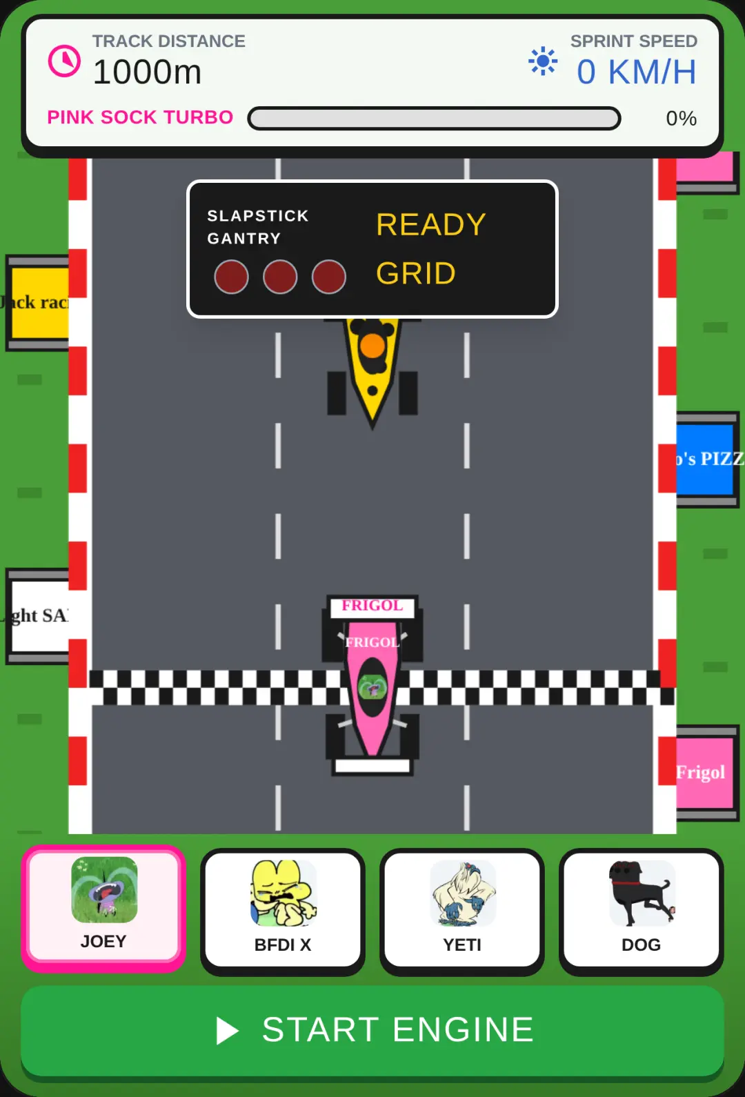 Slapstick Grand Prix: The Frigol F1 Sprint cover