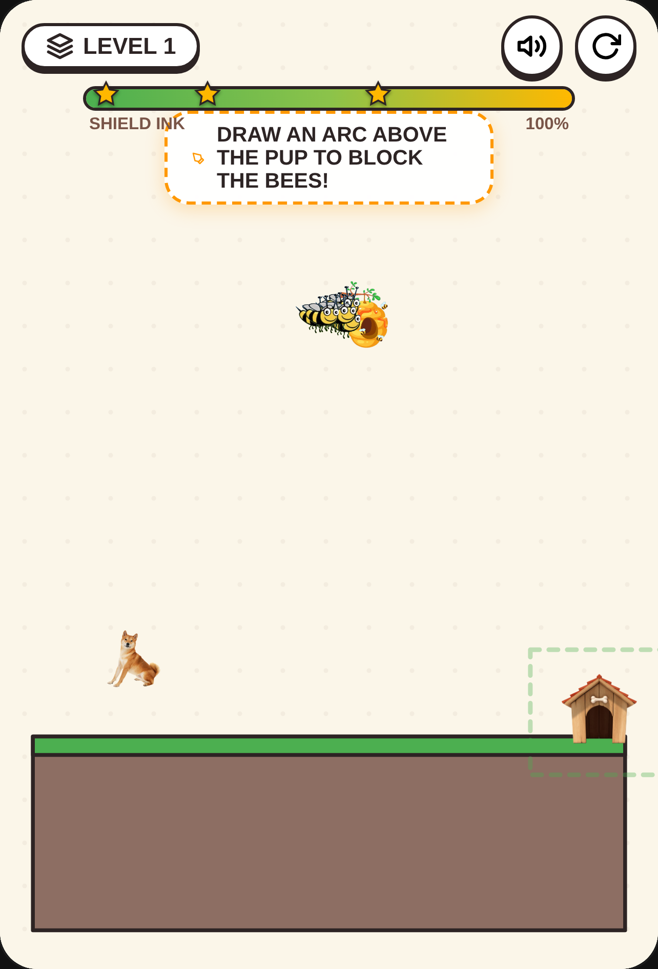 Save the Pup: Bee Shield cover