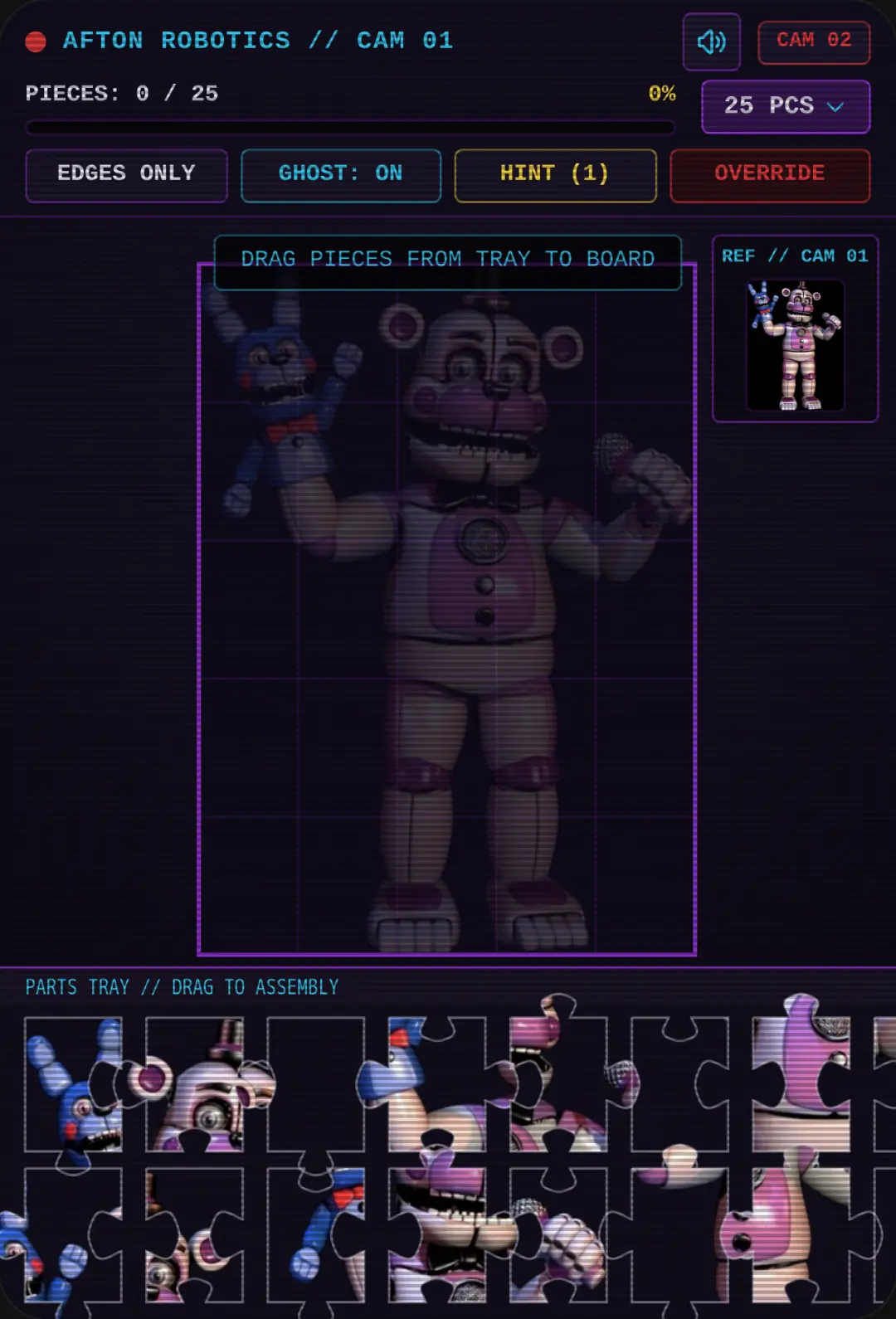 Funtime Freddy's Animatronic Jigsaw cover
