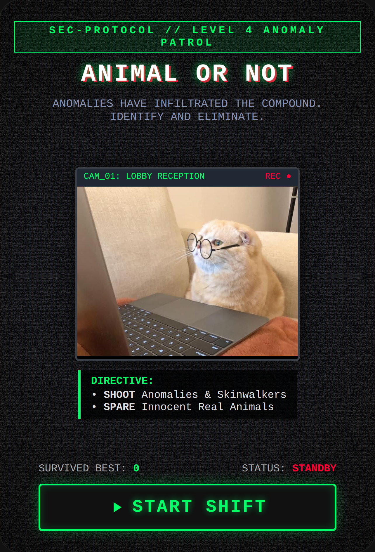 ANOMALY PATROL: ANIMAL OR NOT cover