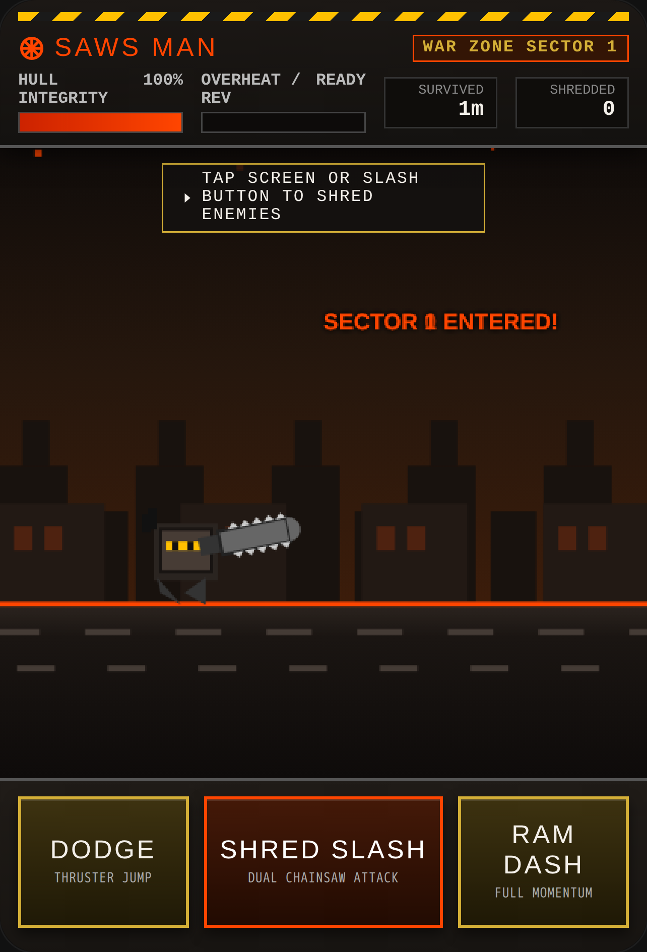 SAWS MAN - WAR MACHINE SURVIVAL cover
