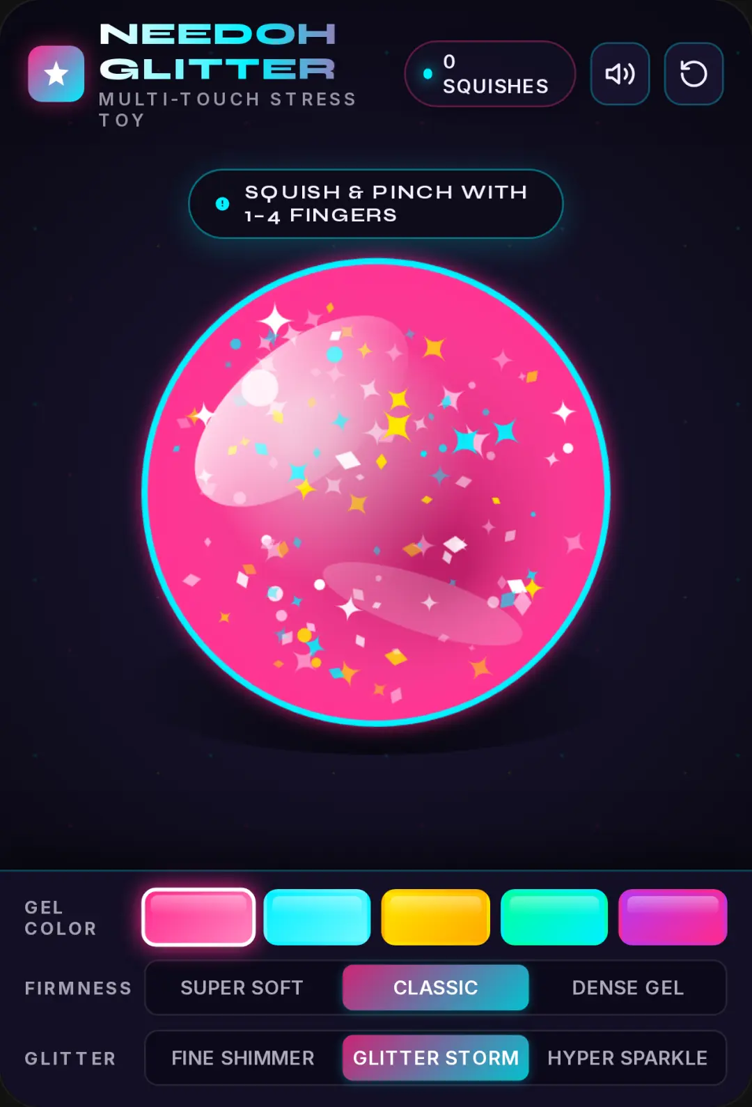 NeeDoh Glitter Gel Toy cover