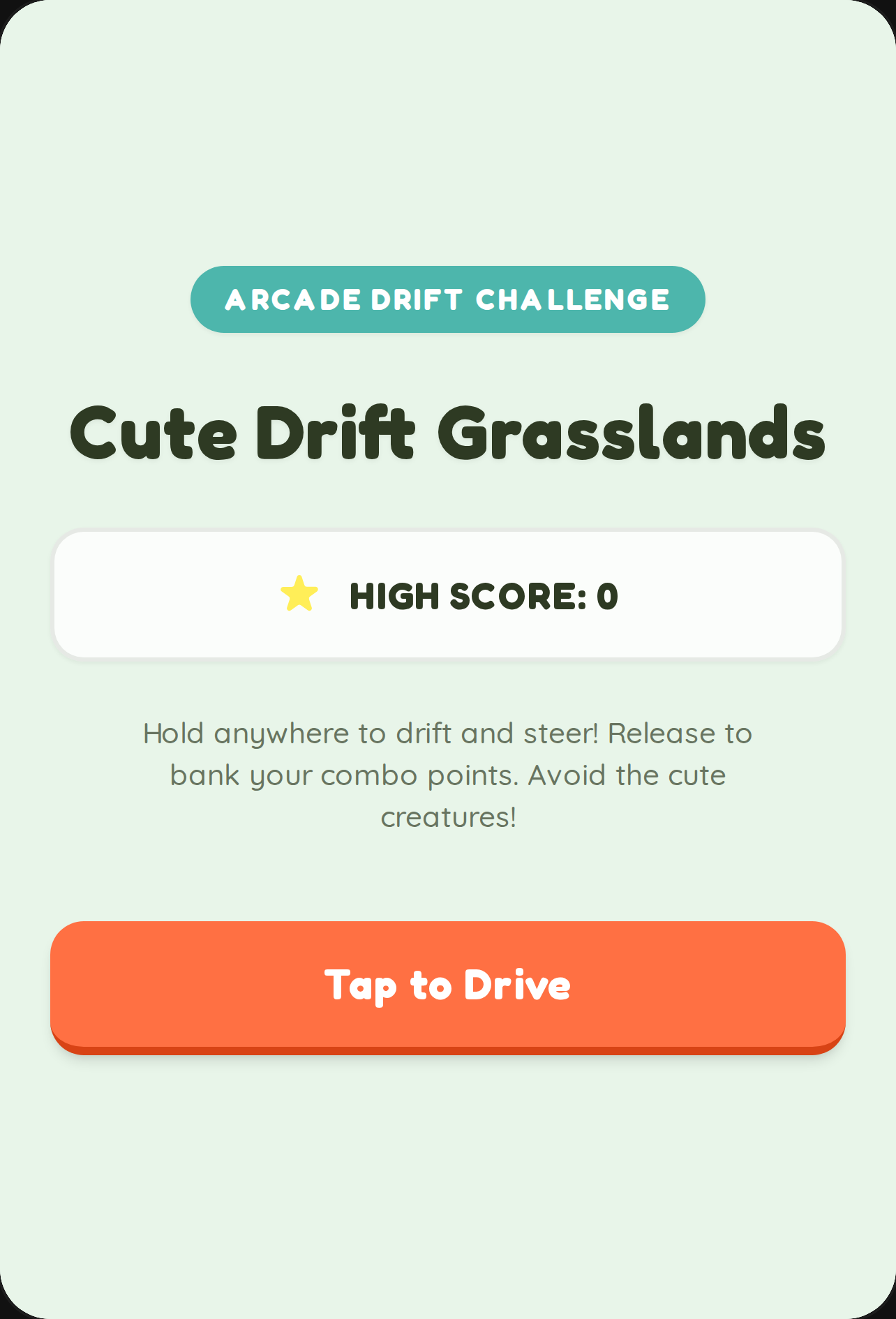 Cute Drift Grasslands cover