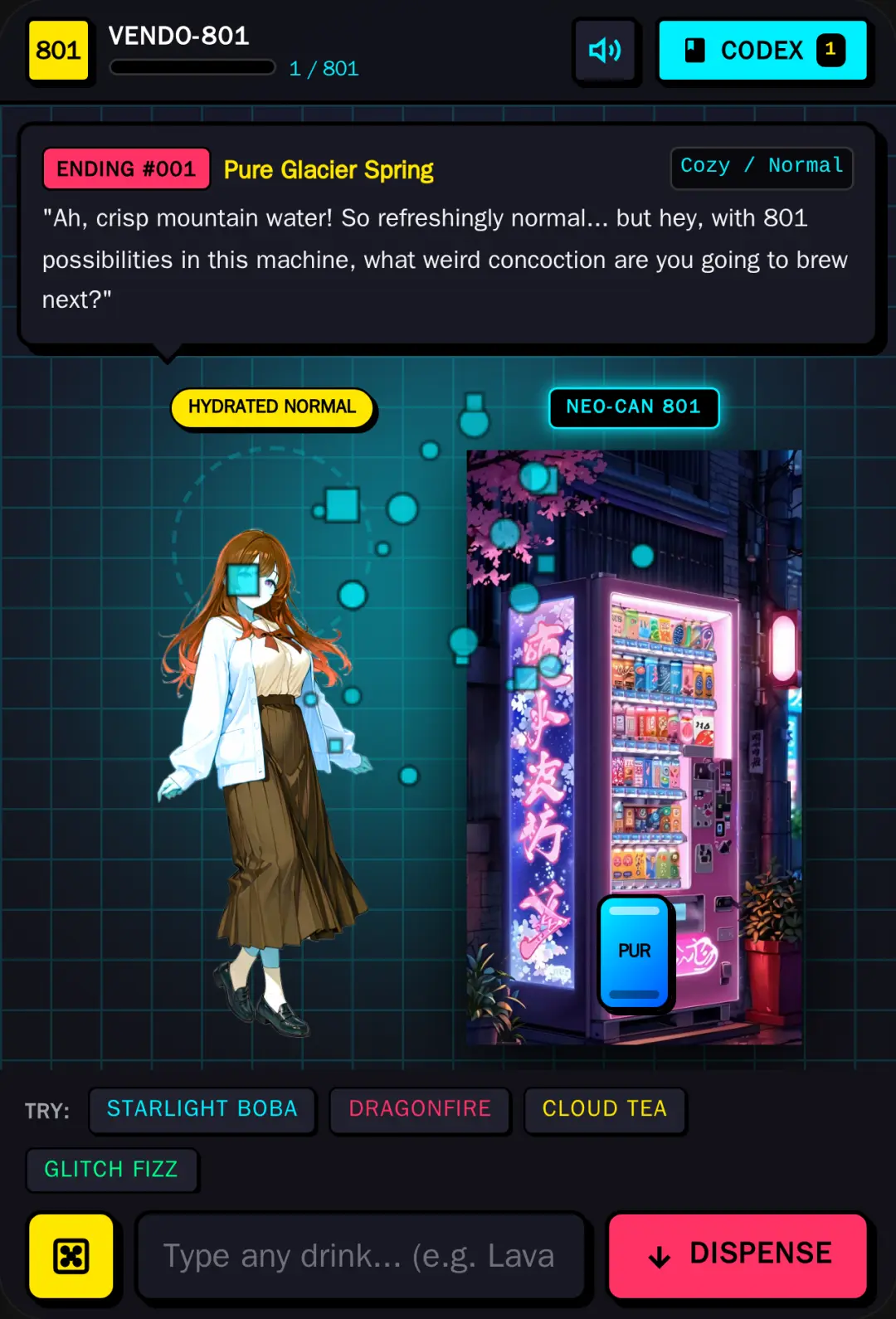 801 Sips: Anime Drink Machine cover