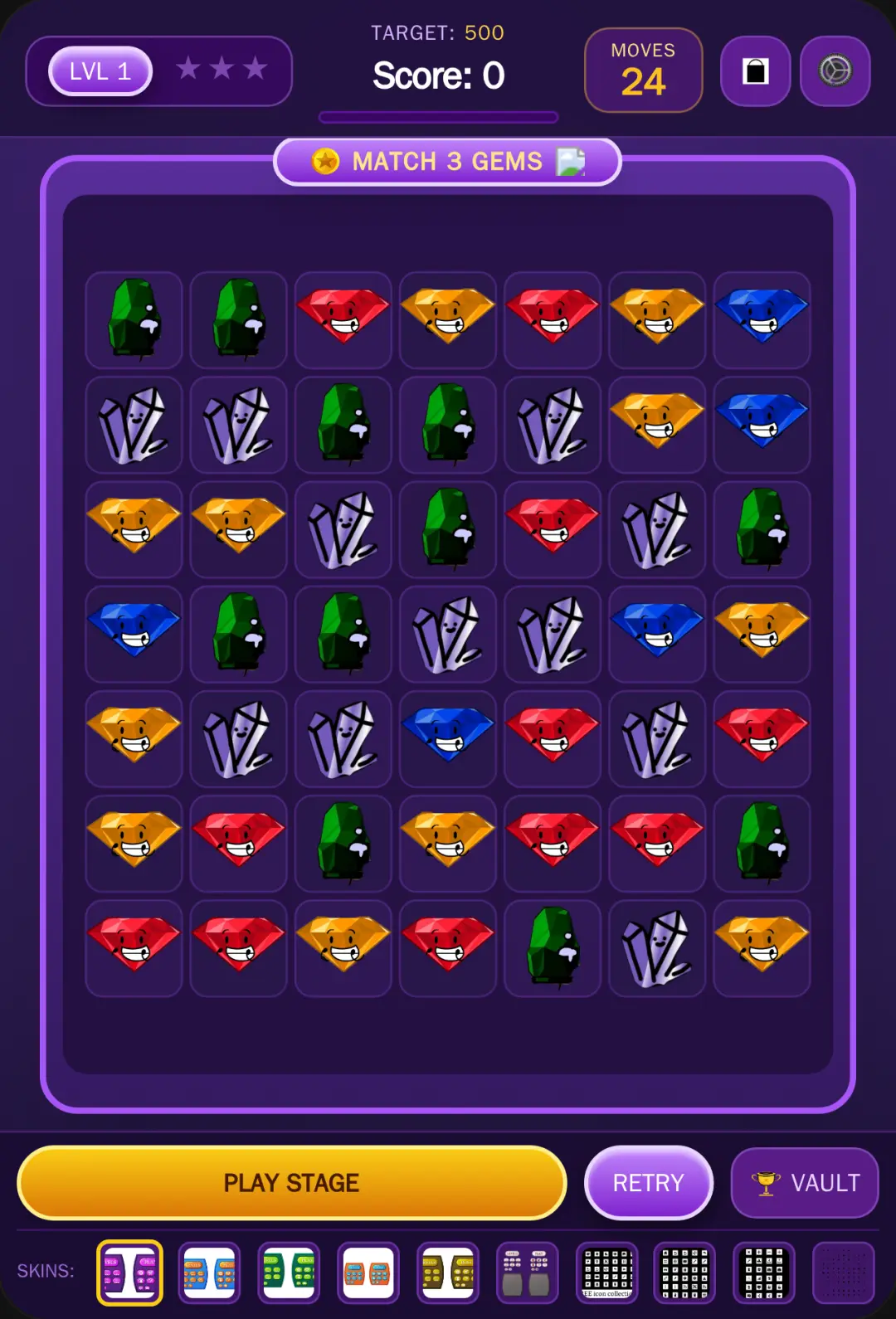 Purple Gem Puzzle cover