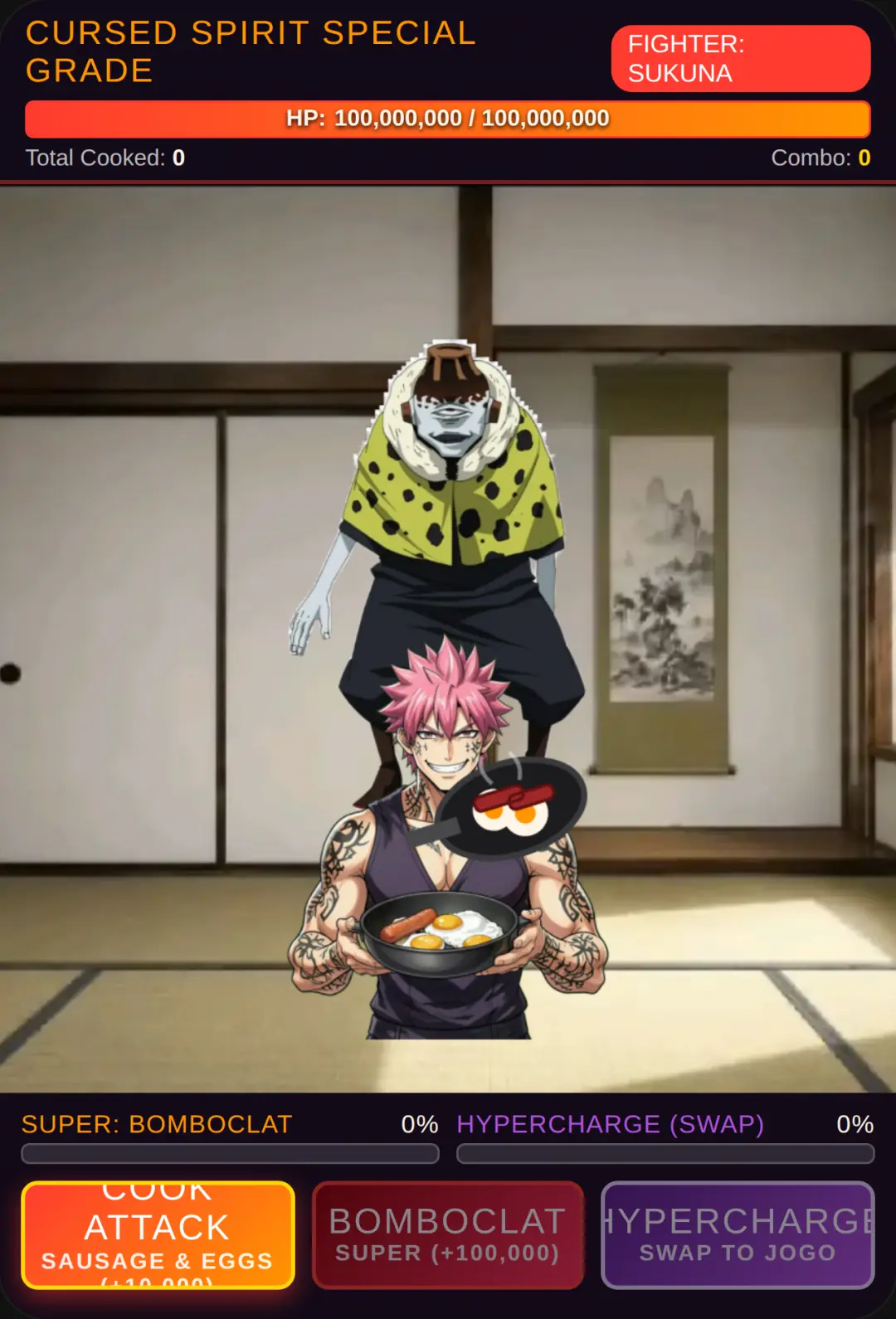 Sukuna Cursed Kitchen: Bomboclat Brawler cover