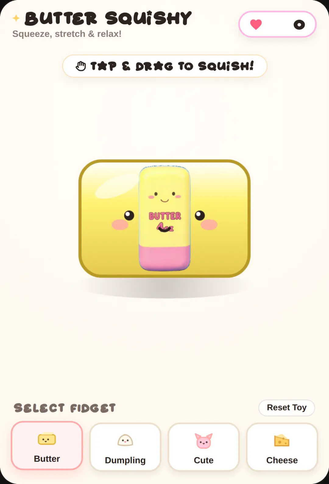 Butter Squishy Fidget cover