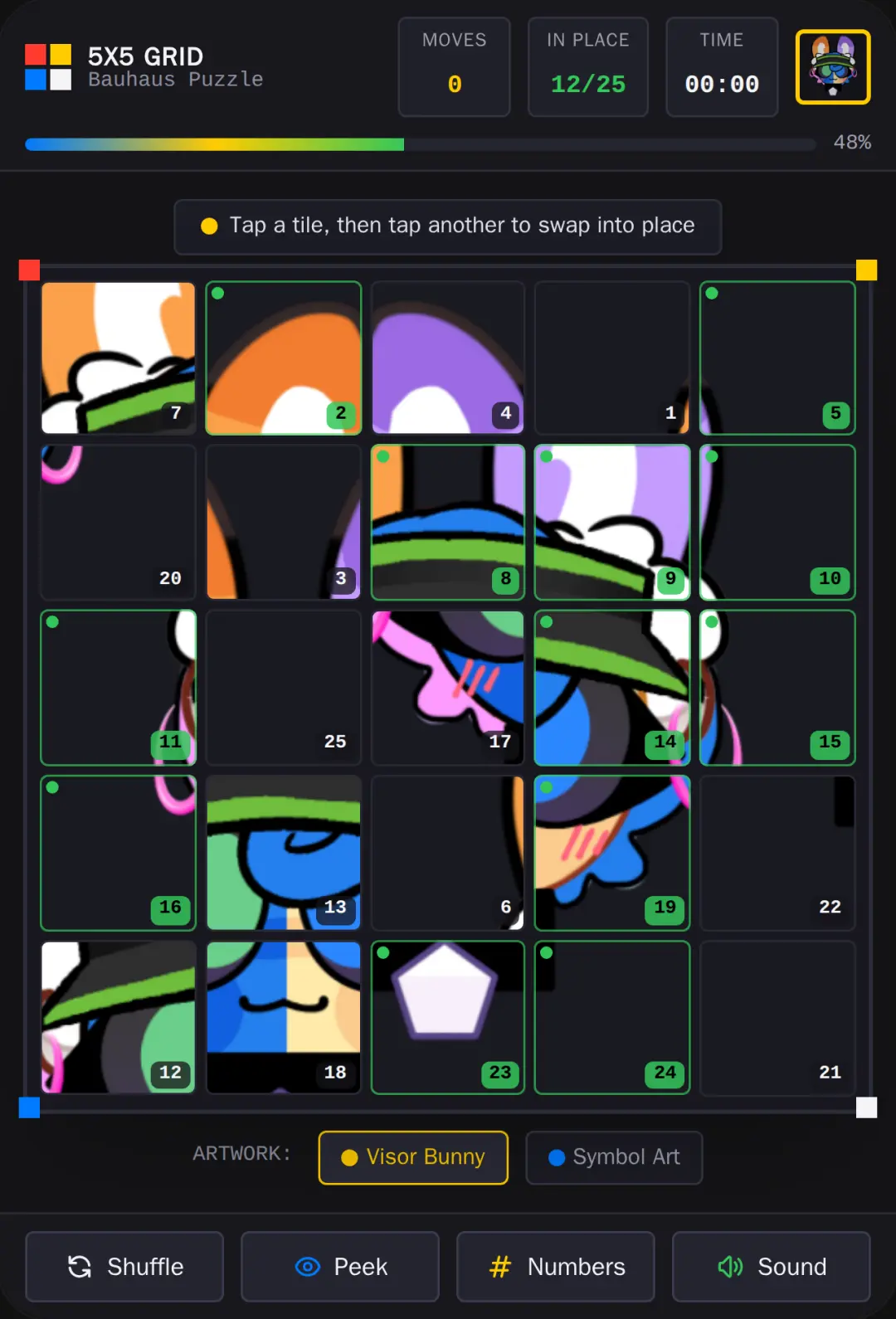 5x5 Grid Puzzle cover