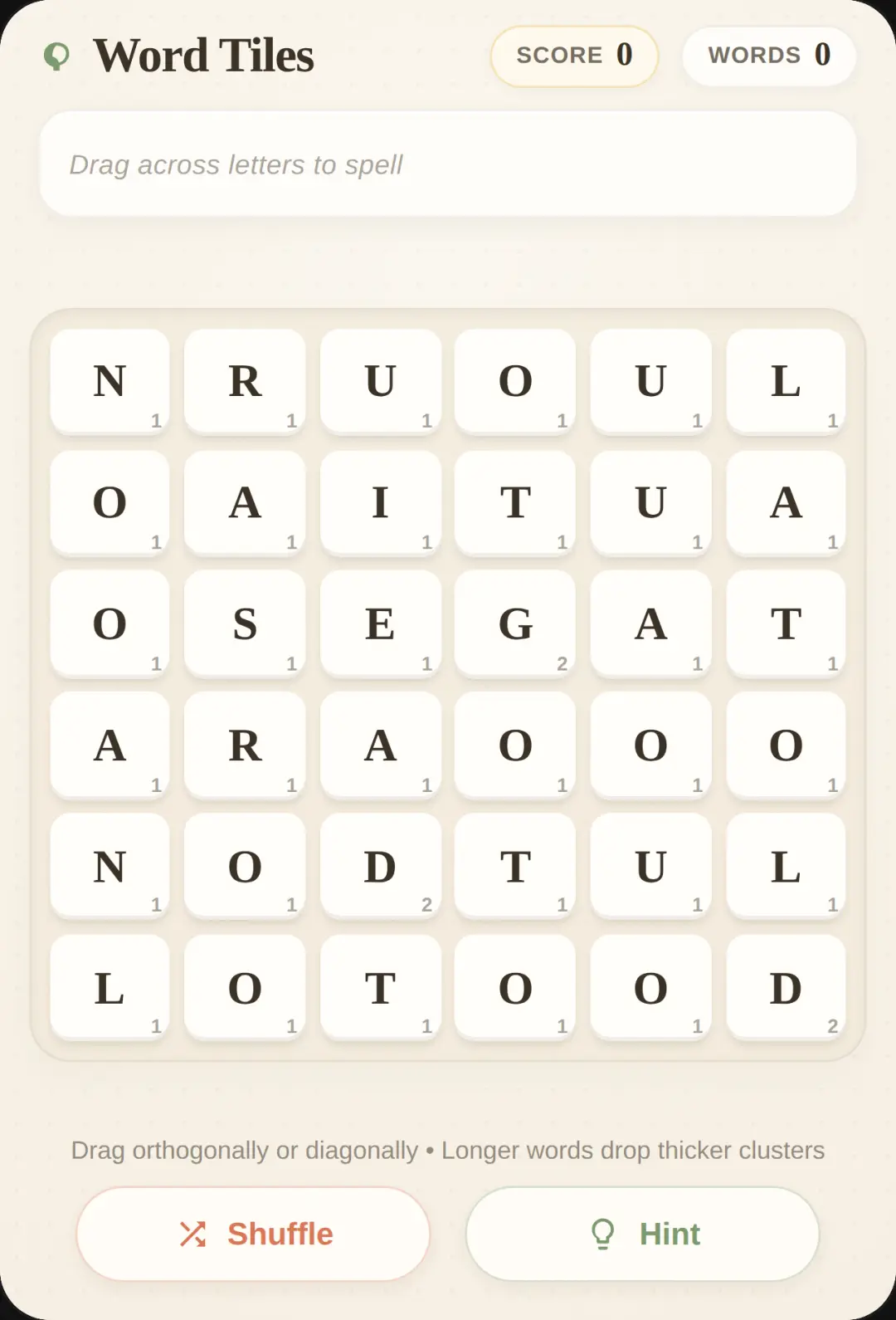 Word Tiles cover