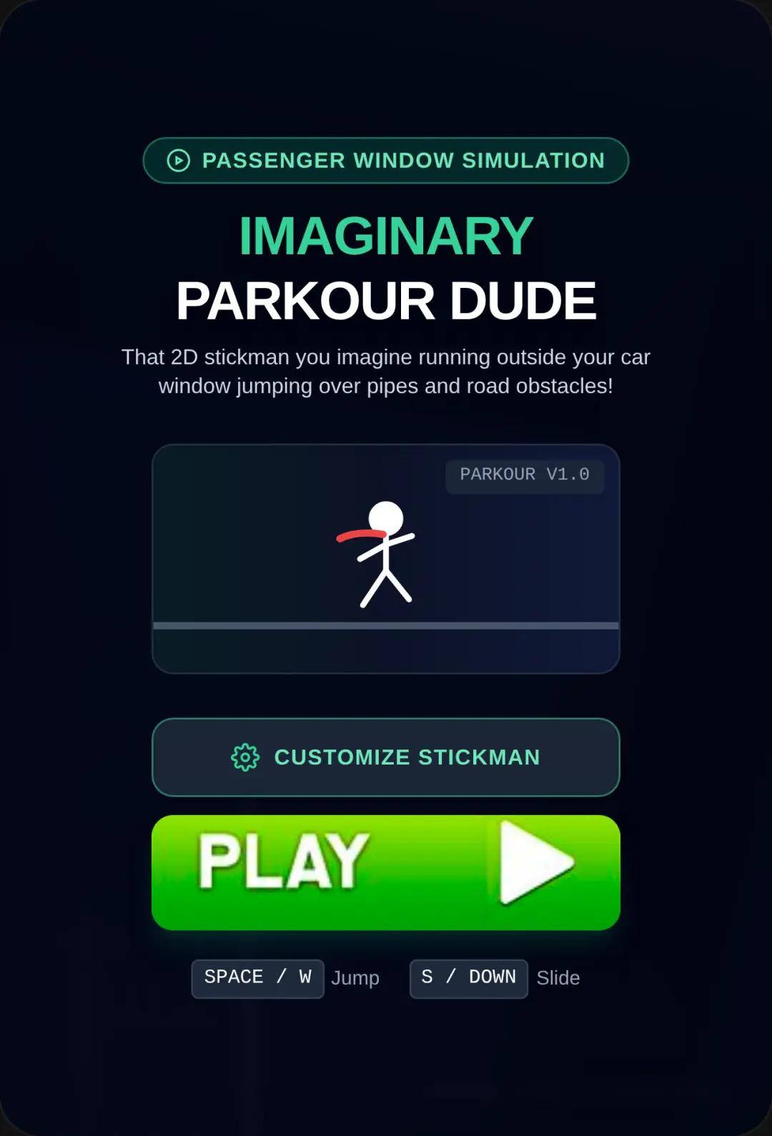 Imaginary Parkour Dude cover