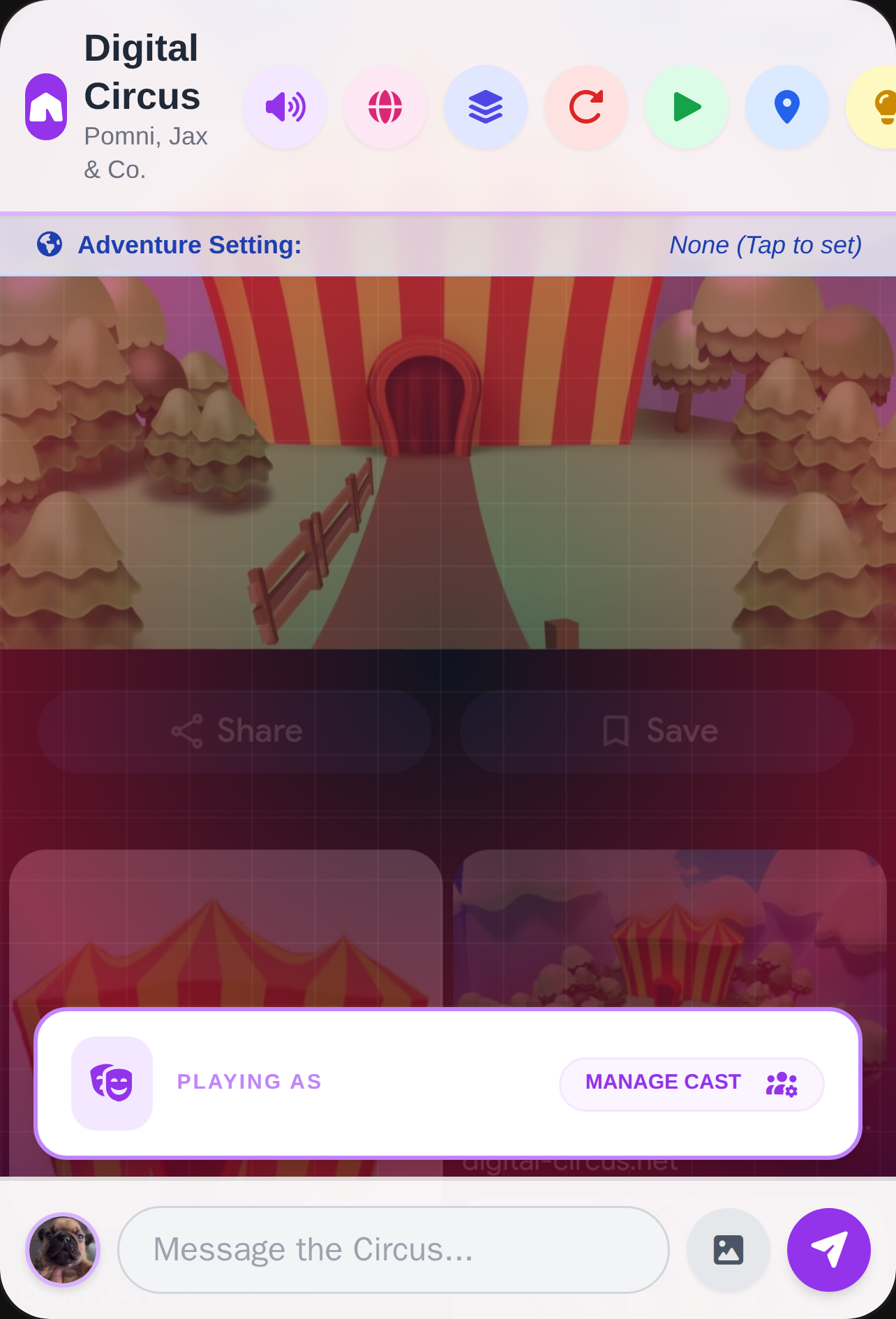 Digital Circus Chat cover