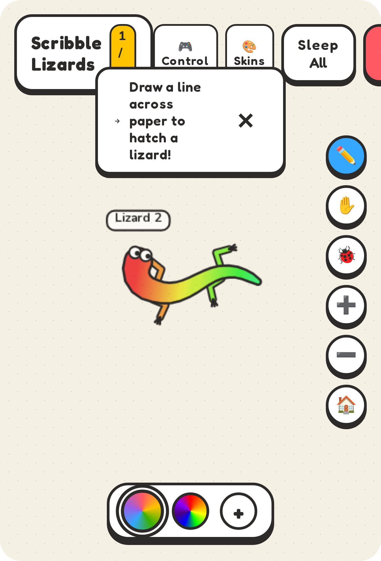 Scribble Lizards