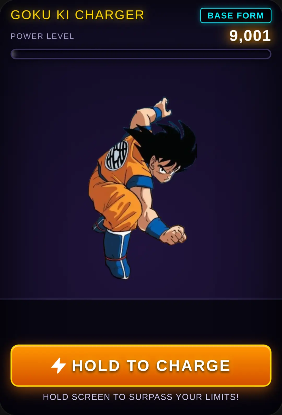 Goku Ki Charge Simulator cover