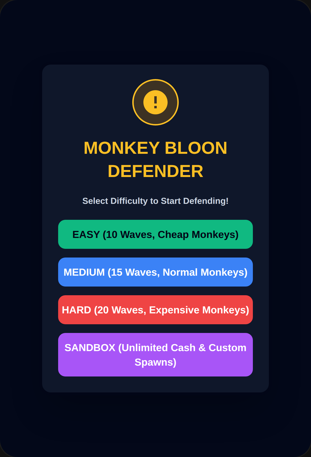 Monkey Bloon Defender lag will be insane cover