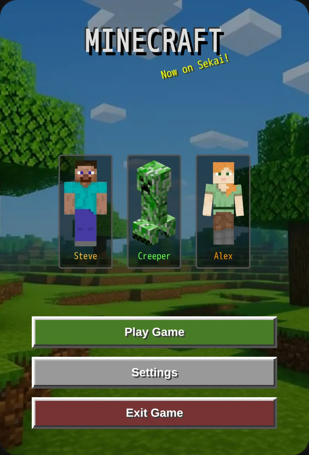 Minecraft cover